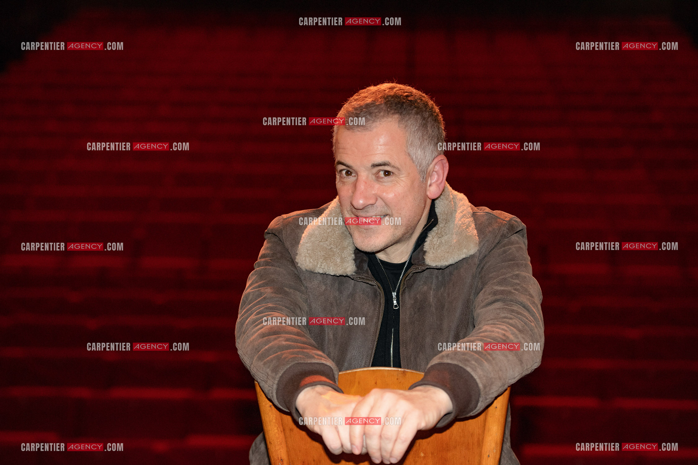 L'acteur Bruno Putzulu au théâtre Toursky a Marseille pour jouer sa pièce “ LES RITALS “.     ( Exclusif )