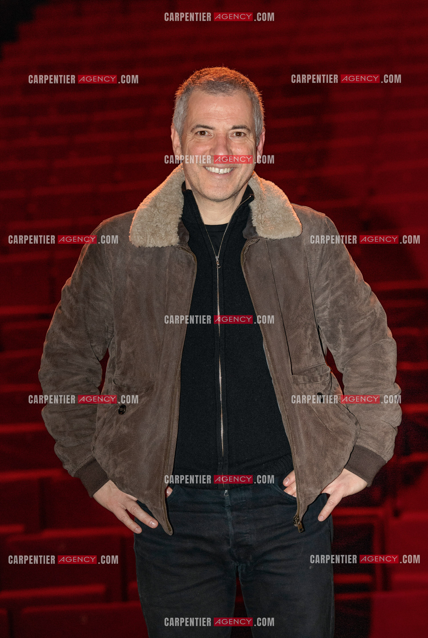 L'acteur Bruno Putzulu au théâtre Toursky a Marseille pour jouer sa pièce “ LES RITALS “.     ( Exclusif )