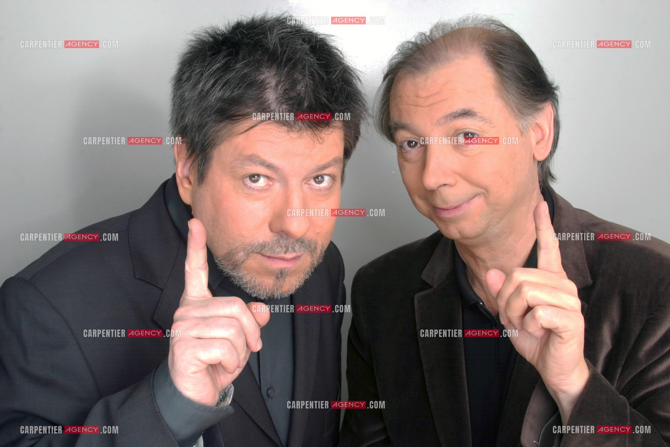Le duo d'humoristes Chevallier et Laspalès.     ( Exclusif )