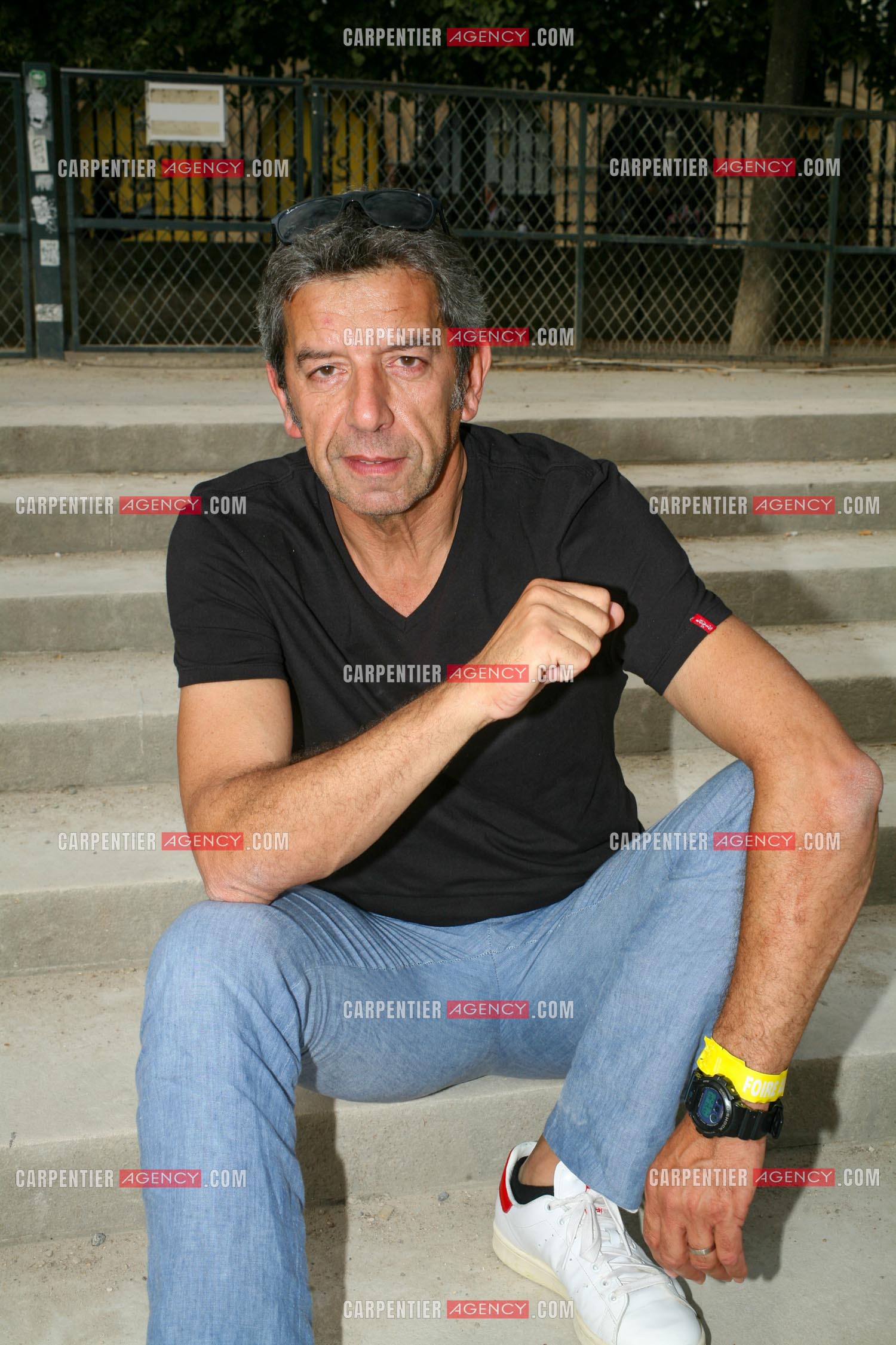 L'animateur Michel Cymes à la fête des Loges.   ( Exclusif )