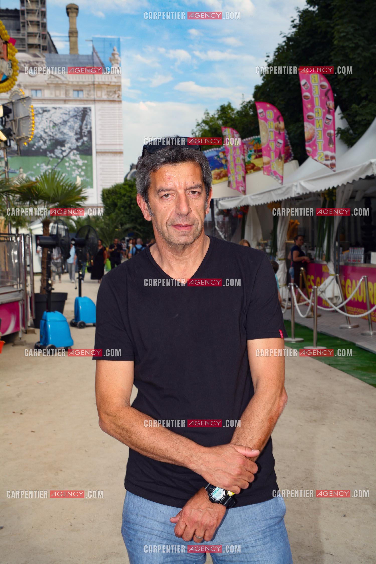 L'animateur Michel Cymes à la fête des Loges.   ( Exclusif )