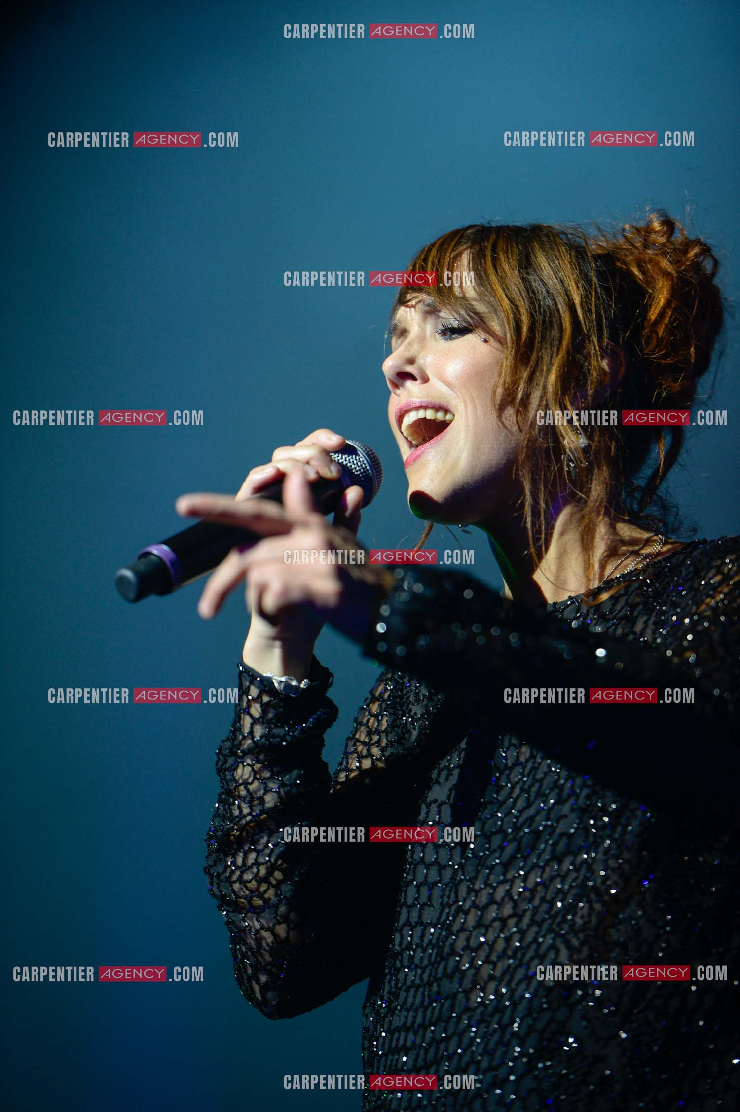 La chanteuse Zaz en concert au Zénith de Paris.    ( Exclusif )