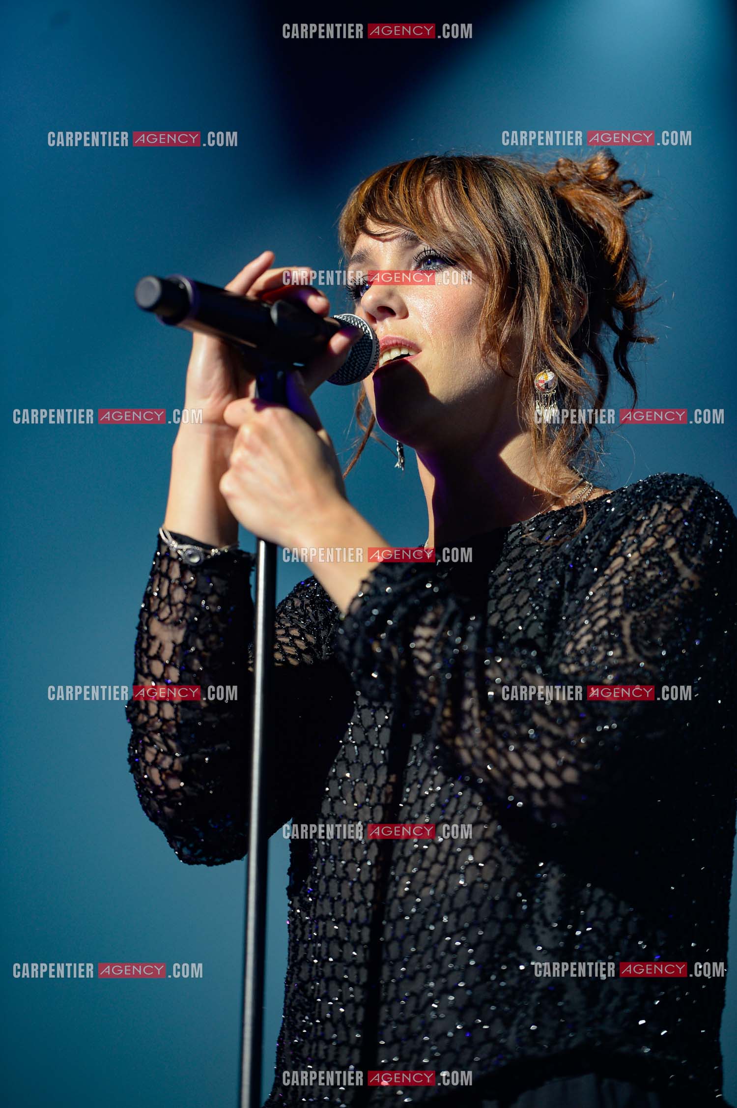 La chanteuse Zaz en concert au Zénith de Paris.    ( Exclusif )