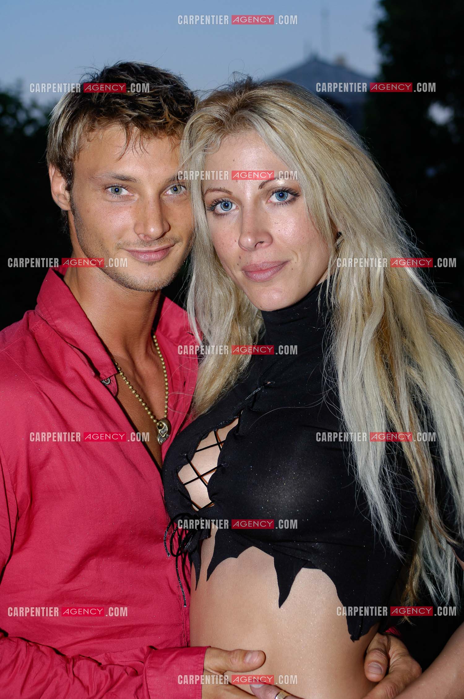 Loana Petrucciani dit Loana en compagnie de l'animateur télé Benjamin Bove.   ( Exclusif )