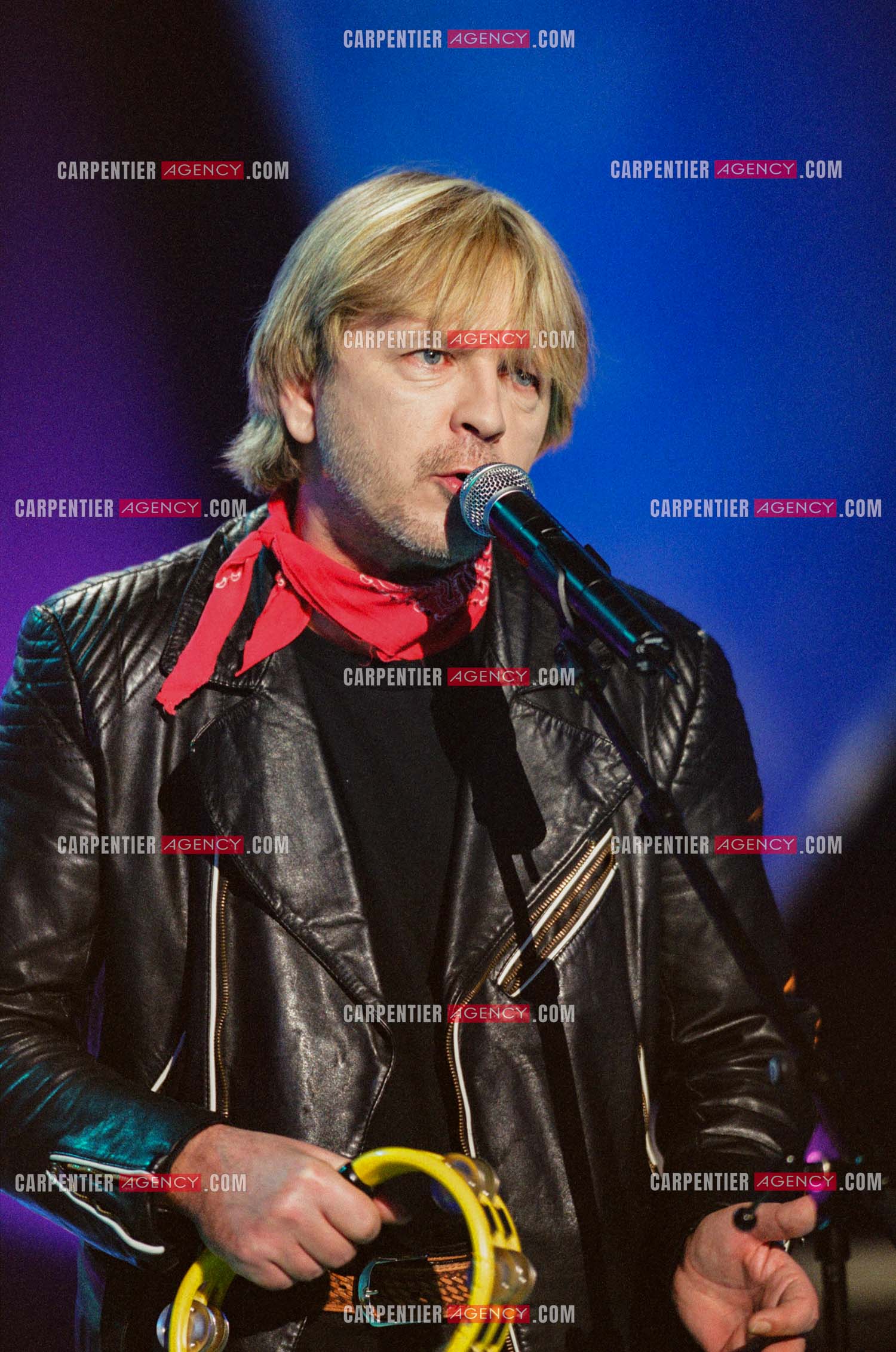 Le chanteur Renaud Séchan invité de l'émission spéciale “ELA“ assosiation parainée par le footbaleur Zinédine Zidane.  ( Exclusif )