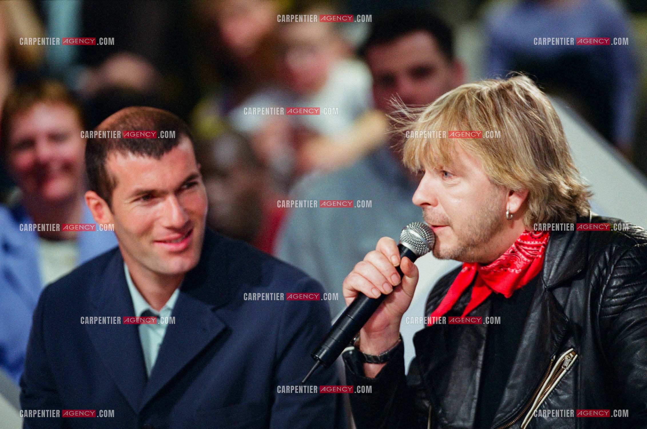 Le chanteur Renaud Séchan invité de l'émission spéciale “ELA“ assosiation parainée par le footbaleur Zinédine Zidane.  ( Exclusif )