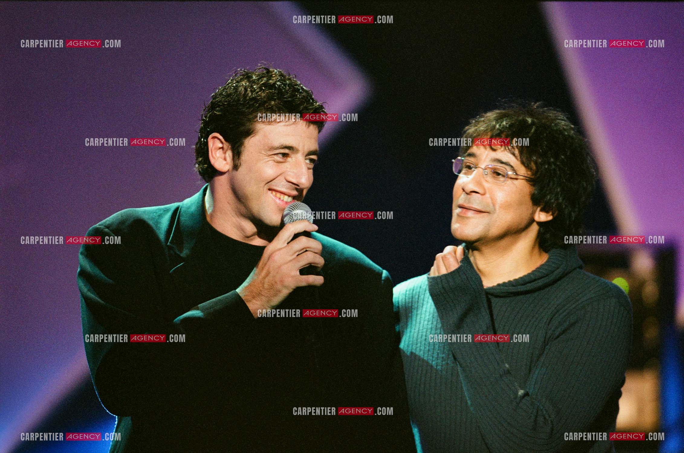 Les chanteurs Patrick Bruel et Laurent Voulzy invités de l'émission spéciale “ELA“.  ( Exclusif )