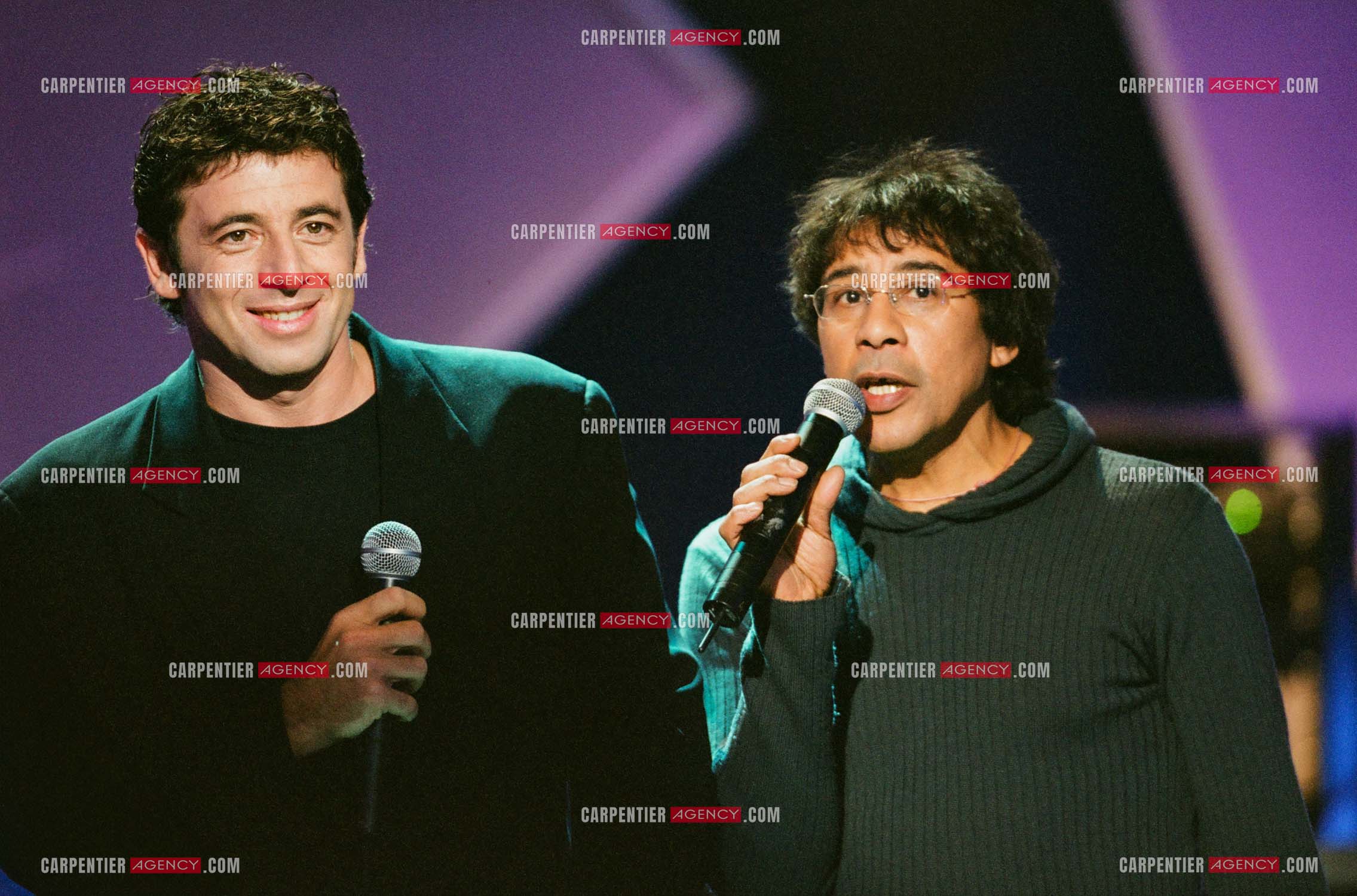 Les chanteurs Patrick Bruel et Laurent Voulzy invités de l'émission spéciale “ELA“.  ( Exclusif )