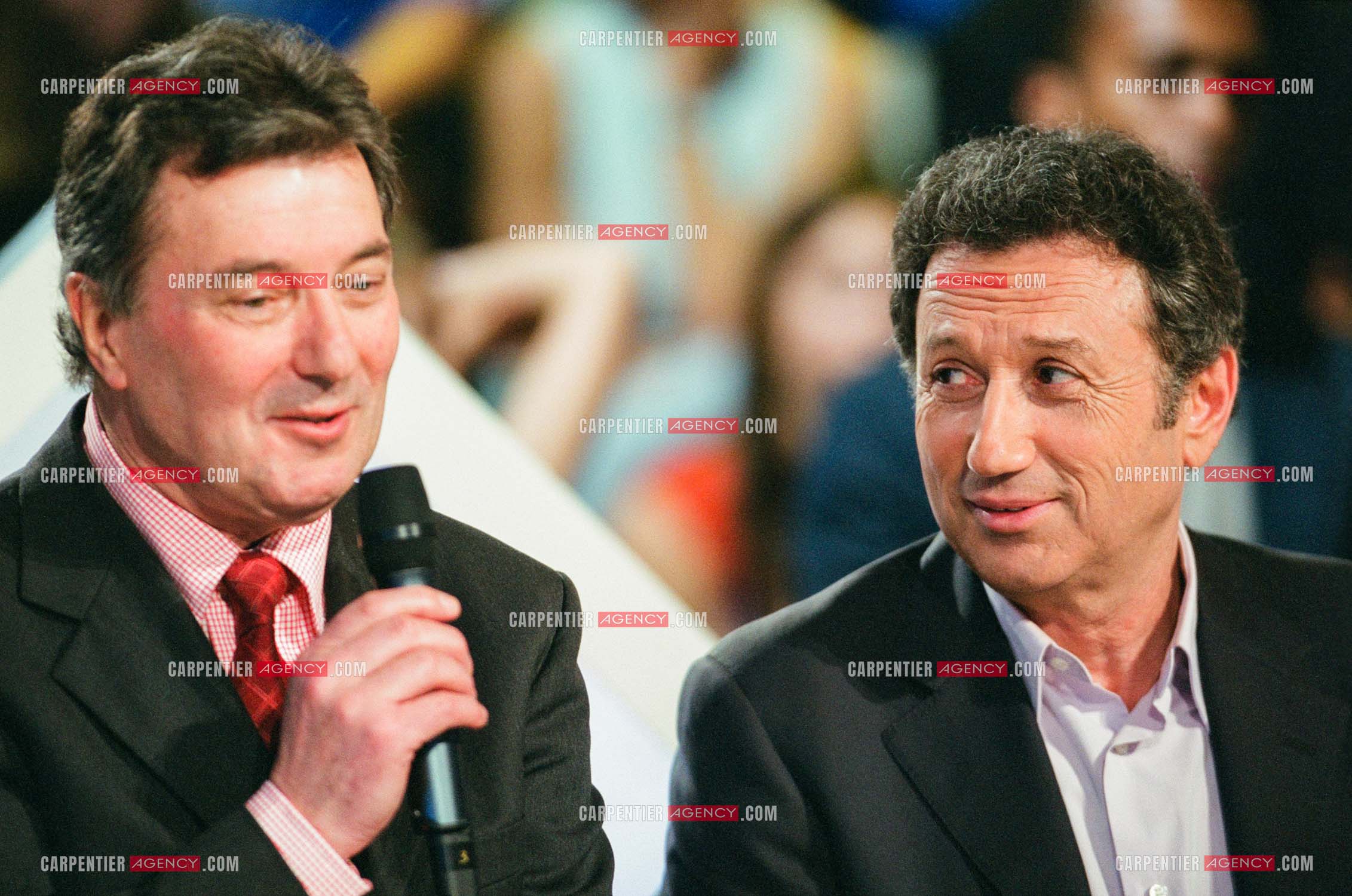 L'entraineur français Roger Lemerre  invité de l'émission spéciale “ELA“ présentée par l'animateur Michel Drucker.  ( Exclusif )