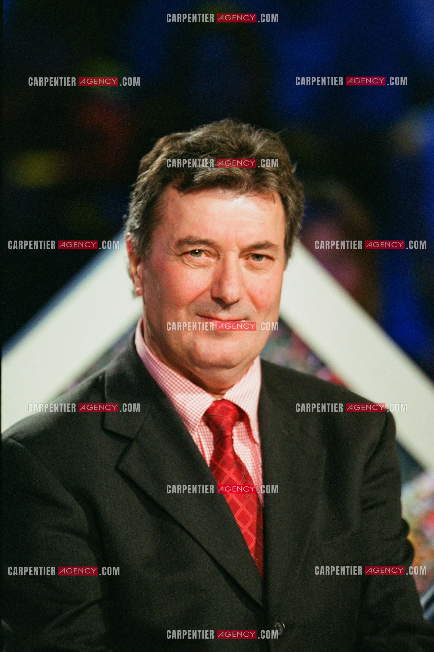 L'entraineur français Roger Lemerre  invité de l'émission spéciale “ELA“ assosiation parainée par le footbaleur Zinédine Zidane.  ( Exclusif )