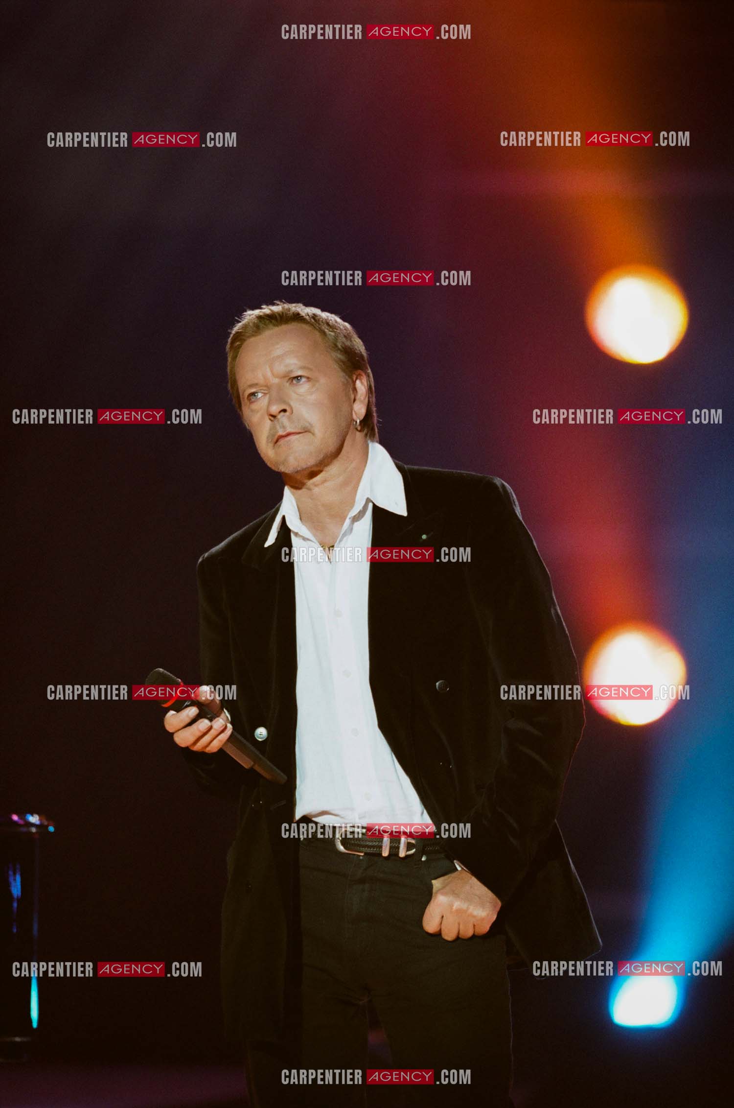 Le chanteur Renaud Séchan lors des Victoires de la musique au Zénith de Paris en 2005.