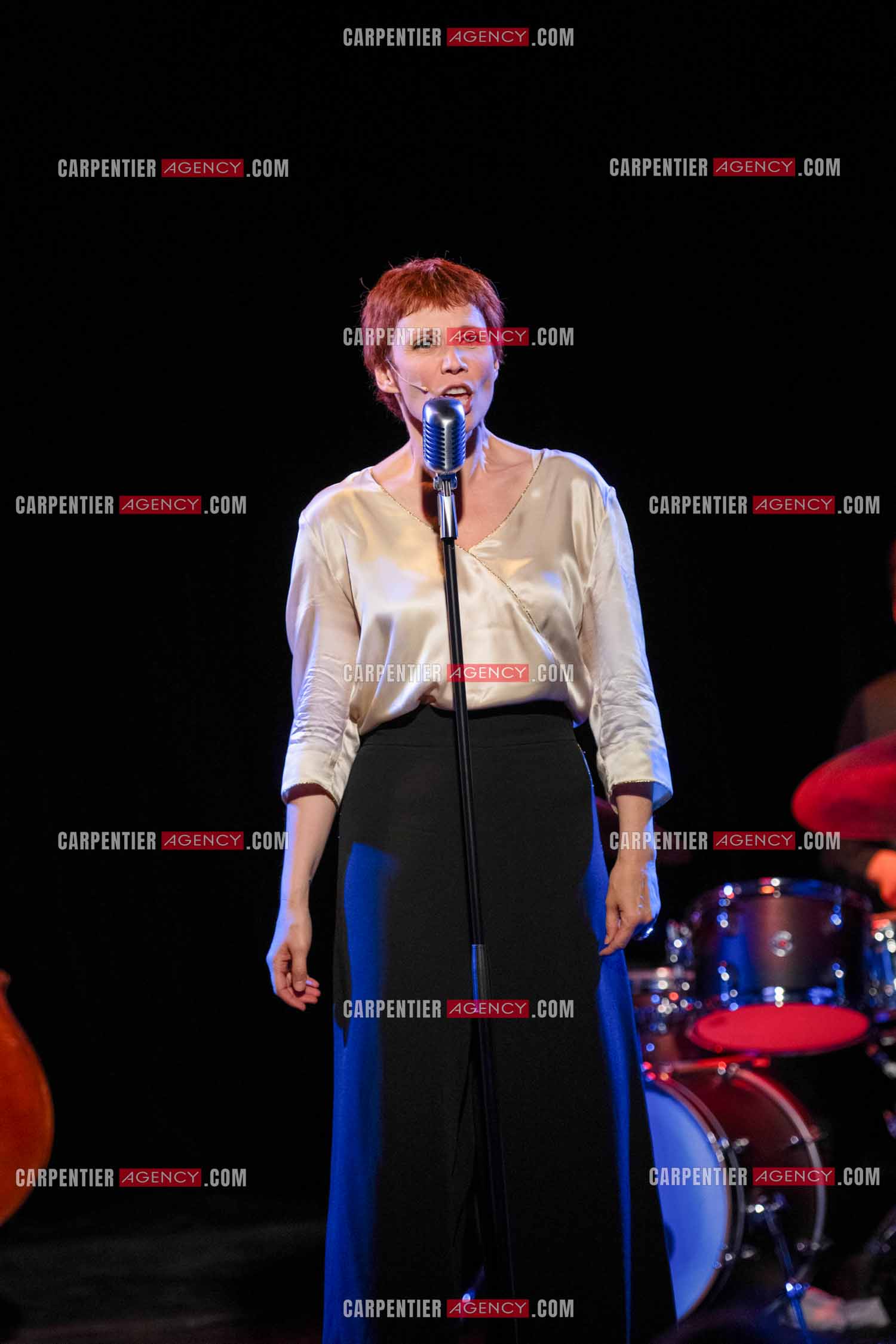Spectacle musical racontant la vie de Monsieur Cole Porter. La chanteuse Isabelle Georges dans le rôle d'une Linda accompagnée d'un trio jazzy ( piano, contrebasse et batterie ).  ( Exclusif )