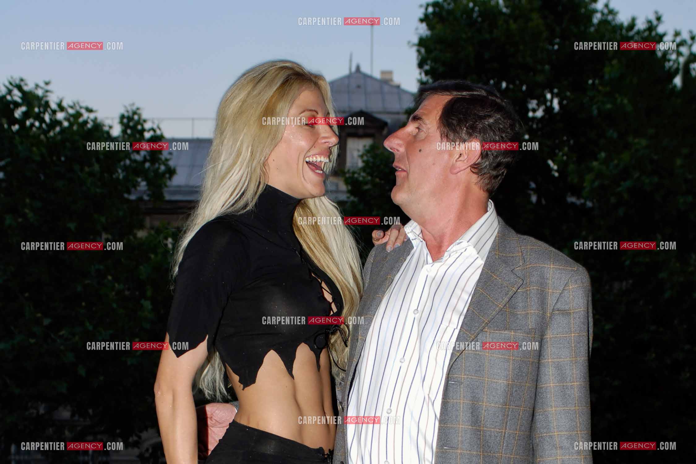 Loana Petrucciani dit Loana et comédien Bernard Menez. ( Exclusif )