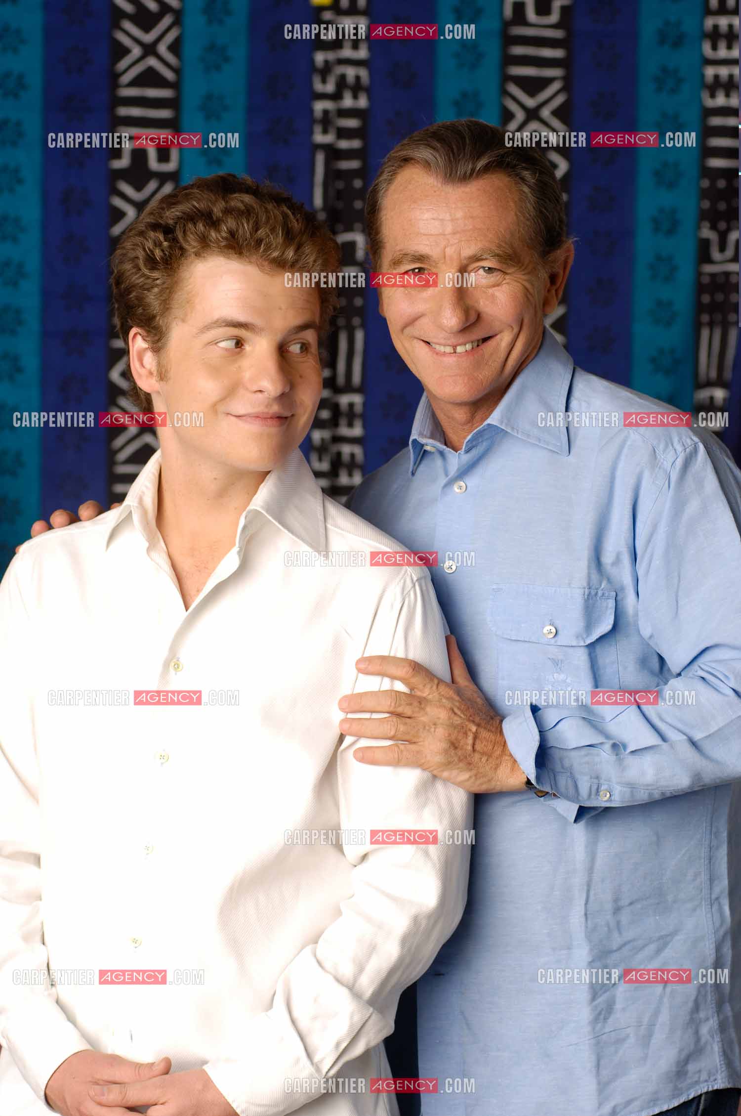 Le journaliste William Leymergie et son fils Gery Leymergie.     ( Exclusif )