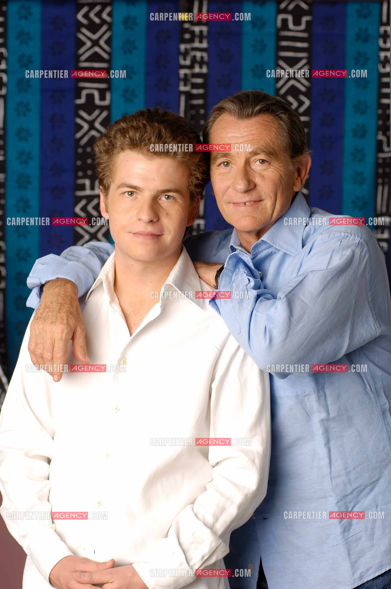 Le journaliste William Leymergie et son fils Gery Leymergie.     ( Exclusif )