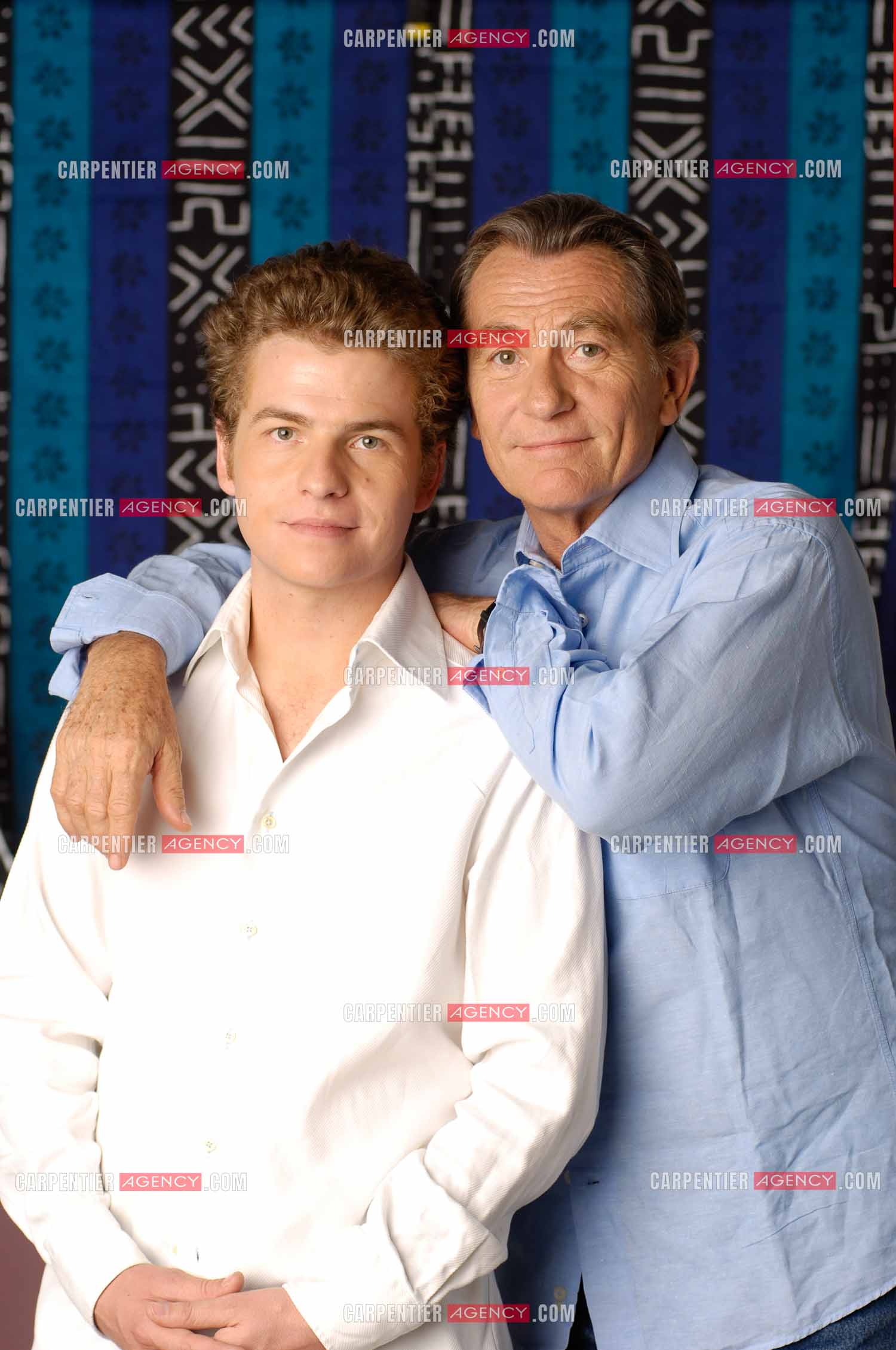Le journaliste William Leymergie et son fils Gery Leymergie.     ( Exclusif )