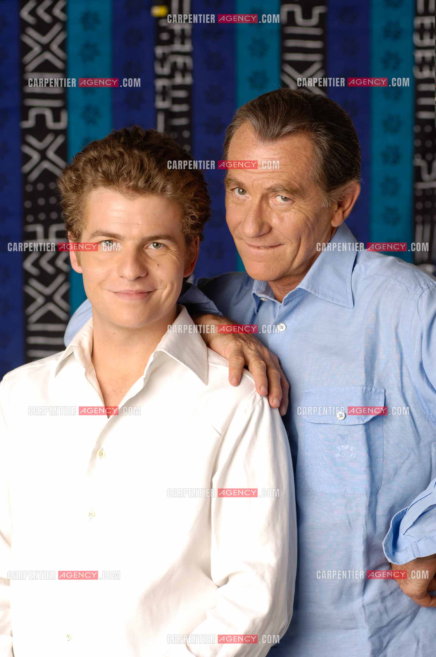 Le journaliste William Leymergie et son fils Gery Leymergie.     ( Exclusif )