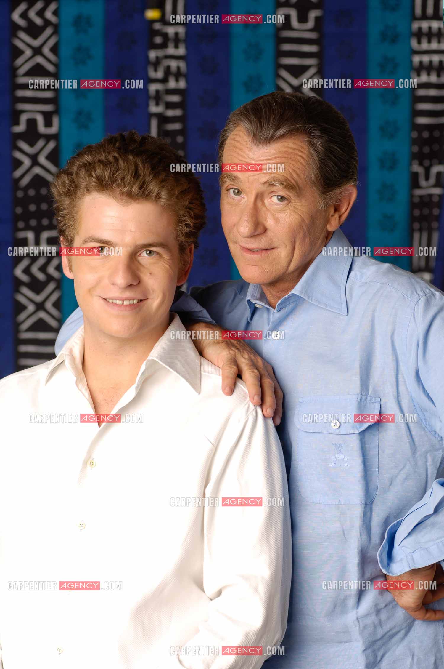 Le journaliste William Leymergie et son fils Gery Leymergie.     ( Exclusif )