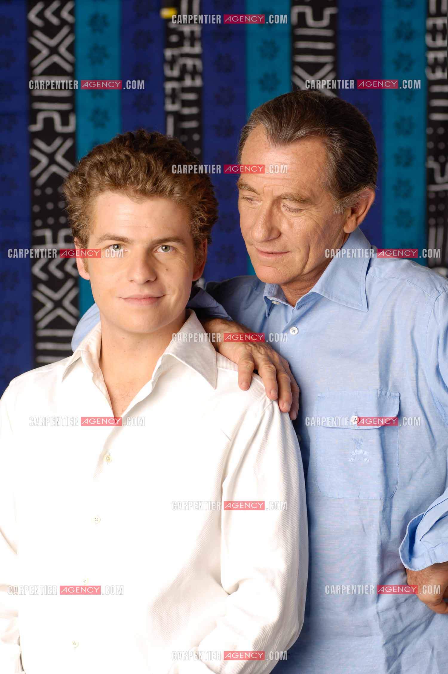 Le journaliste William Leymergie et son fils Gery Leymergie.     ( Exclusif )