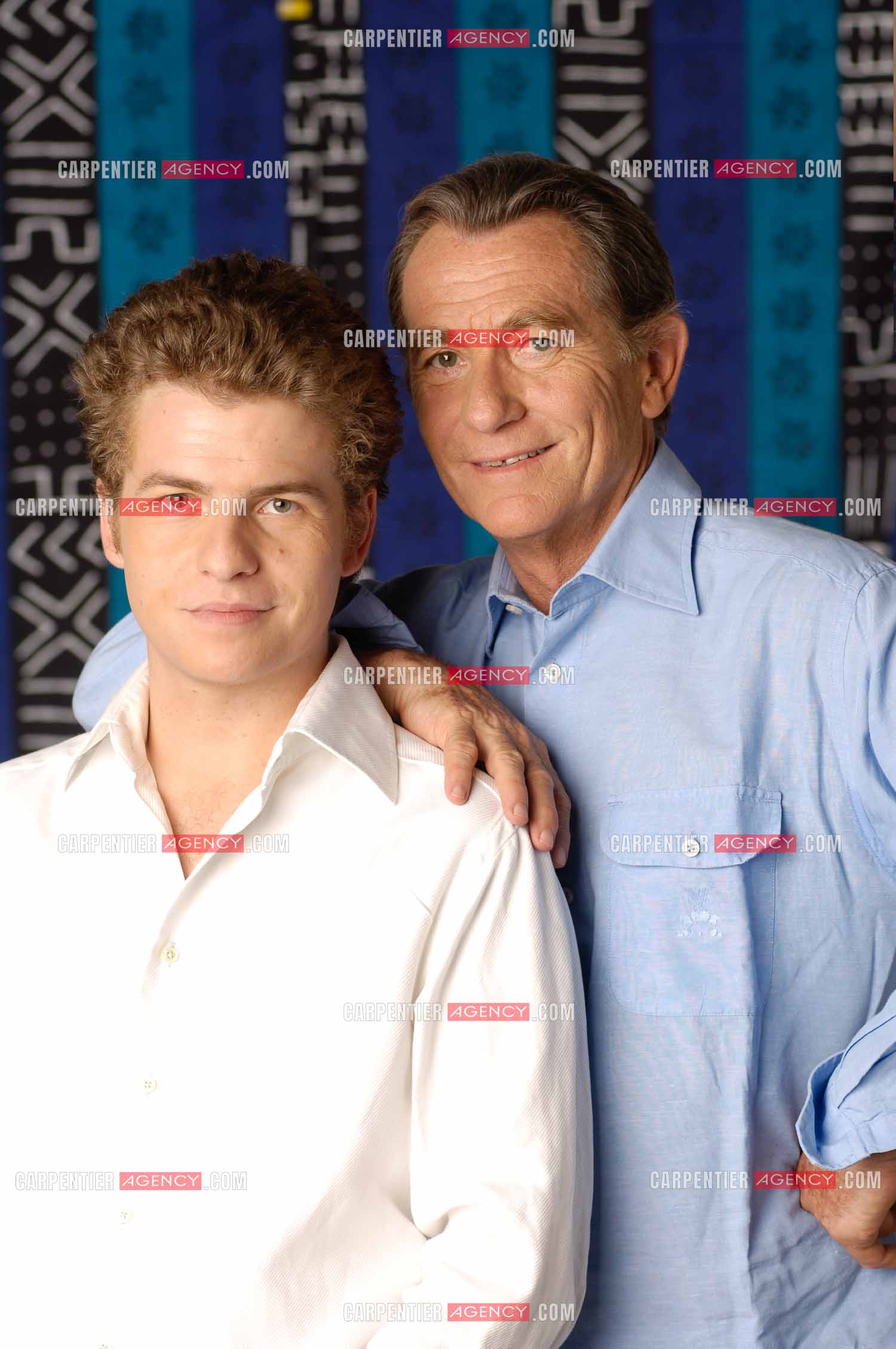 Le journaliste William Leymergie et son fils Gery Leymergie.     ( Exclusif )