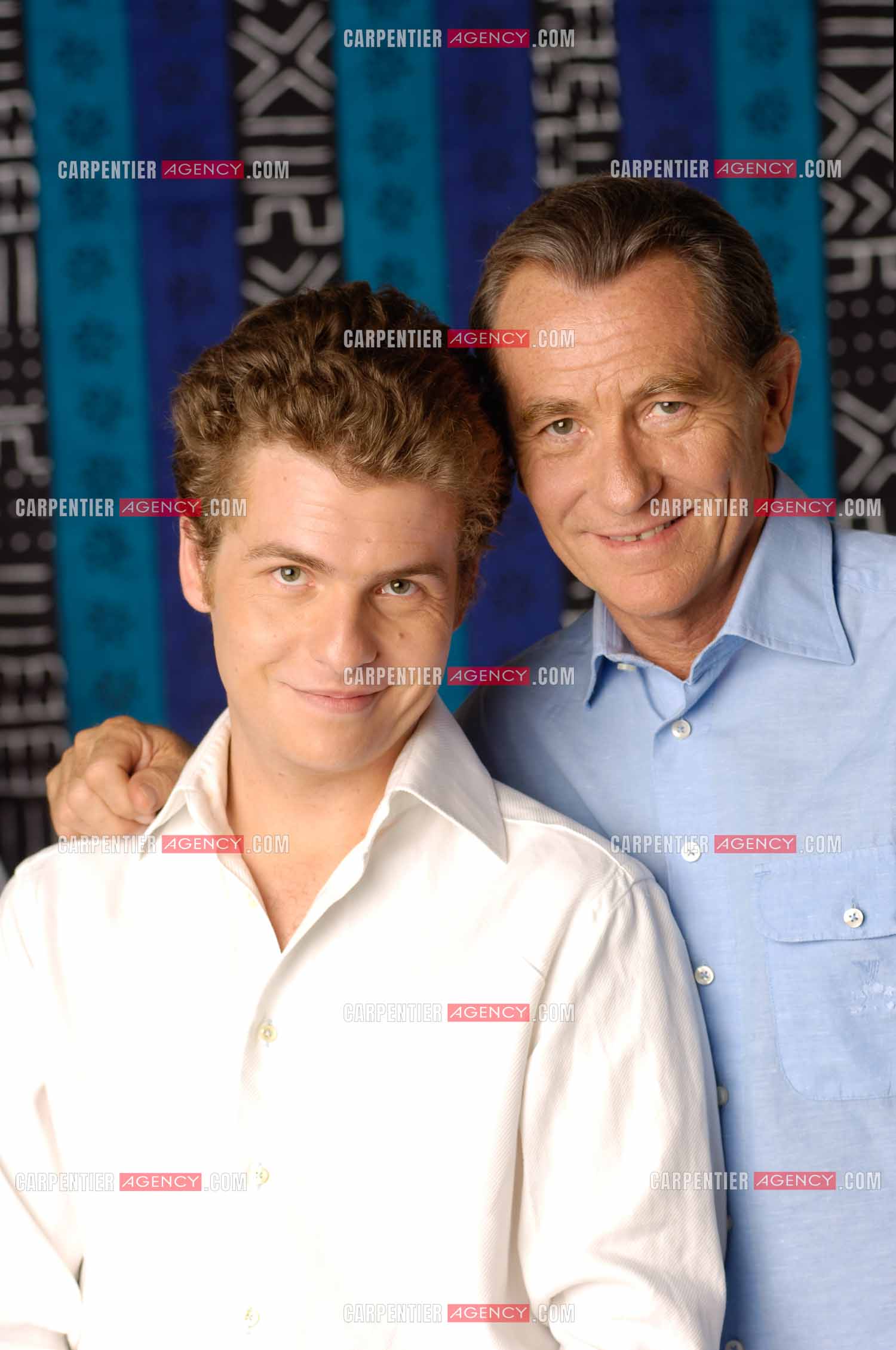Le journaliste William Leymergie et son fils Gery Leymergie.     ( Exclusif )