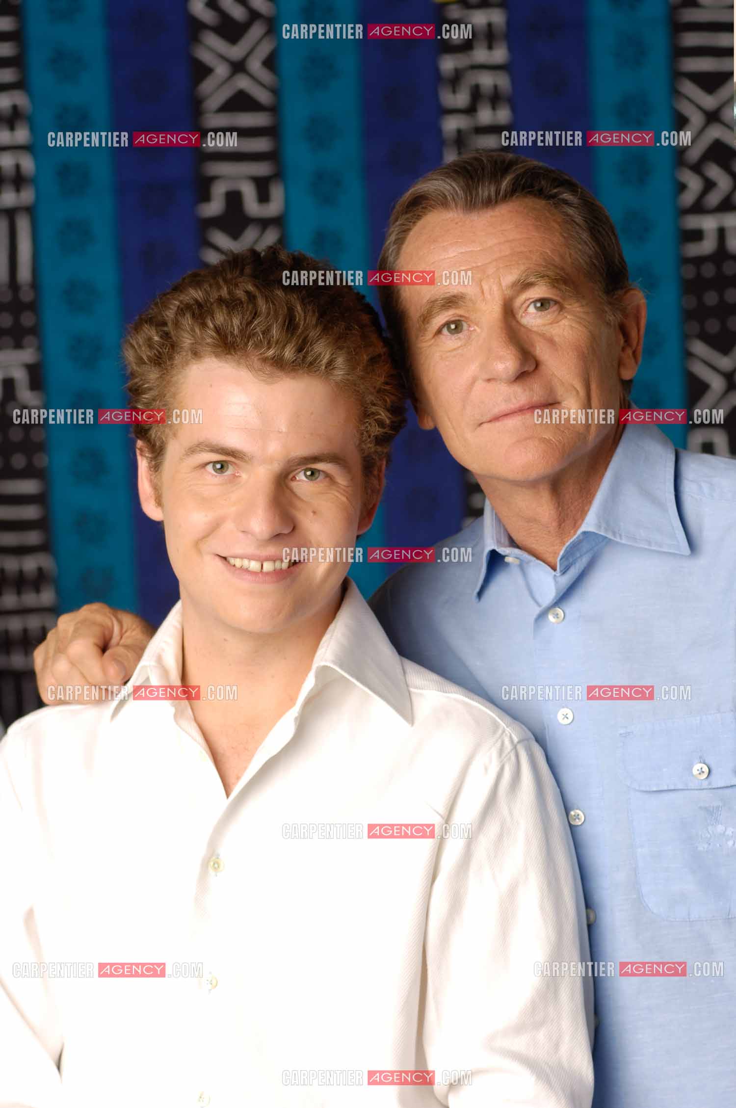 Le journaliste William Leymergie et son fils Gery Leymergie.     ( Exclusif )