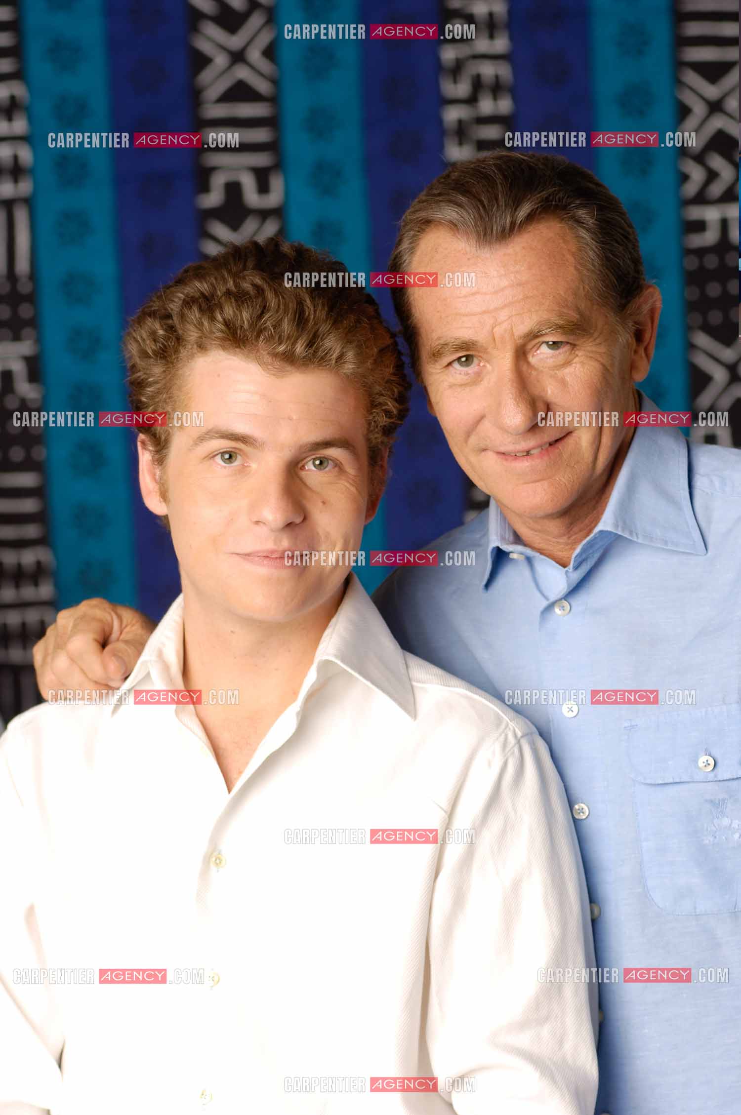 Le journaliste William Leymergie et son fils Gery Leymergie.     ( Exclusif )
