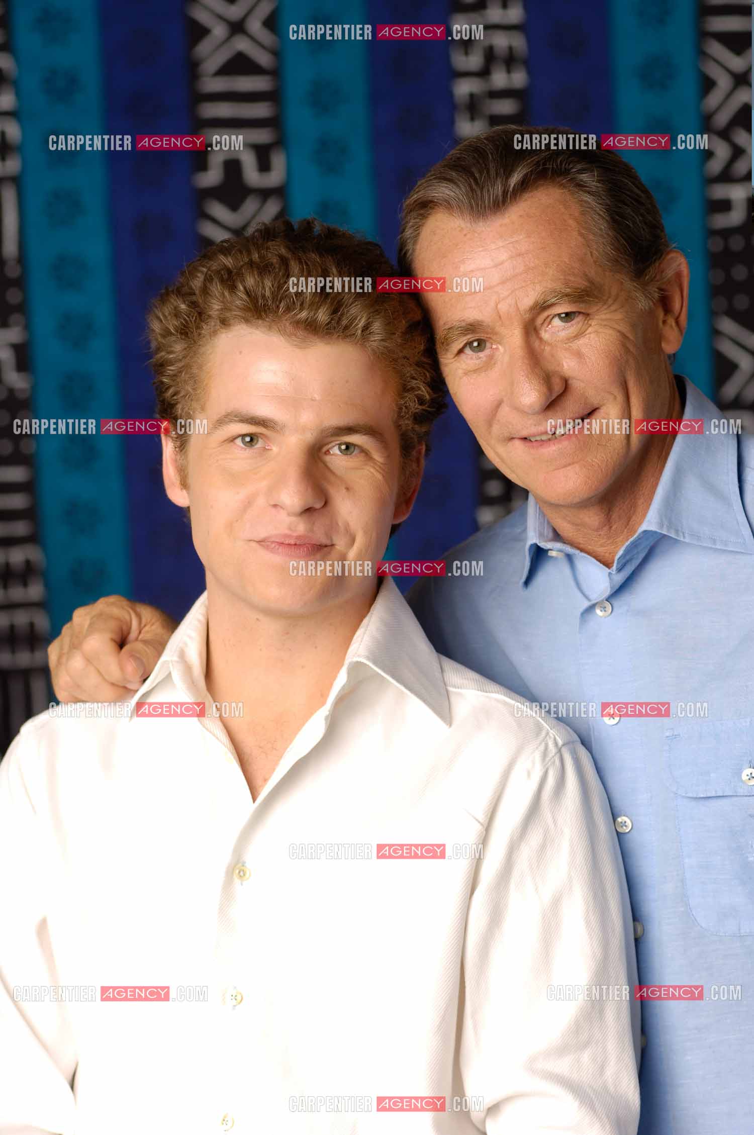 Le journaliste William Leymergie et son fils Gery Leymergie.     ( Exclusif )