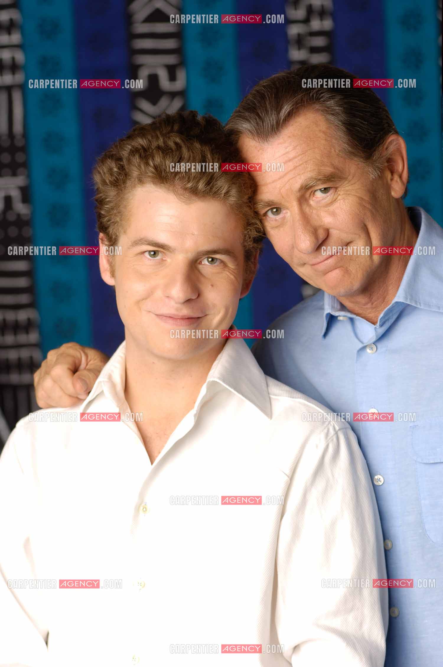 Le journaliste William Leymergie et son fils Gery Leymergie.     ( Exclusif )