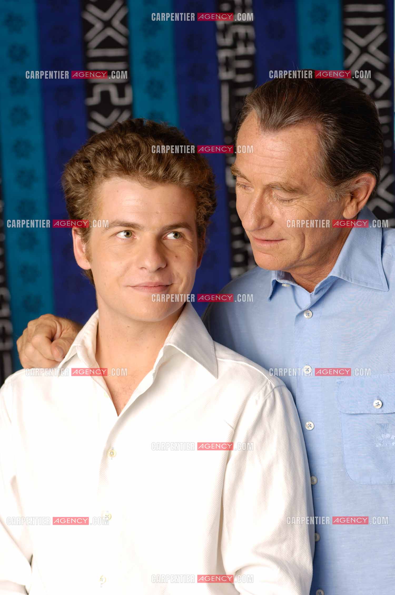 Le journaliste William Leymergie et son fils Gery Leymergie.     ( Exclusif )