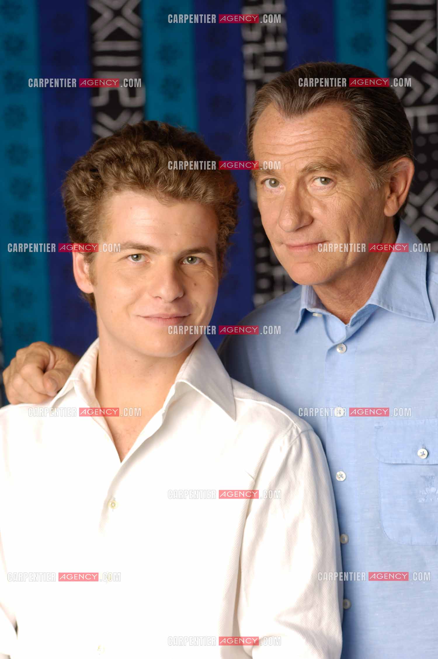Le journaliste William Leymergie et son fils Gery Leymergie.     ( Exclusif )