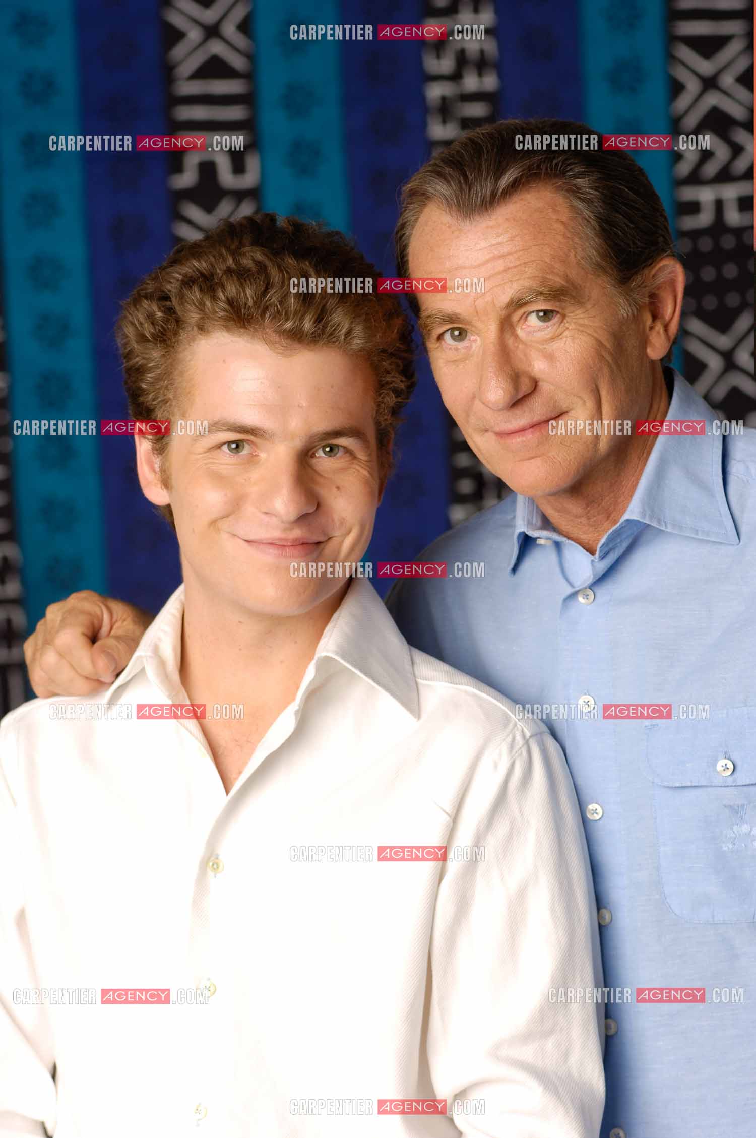 Le journaliste William Leymergie et son fils Gery Leymergie.     ( Exclusif )