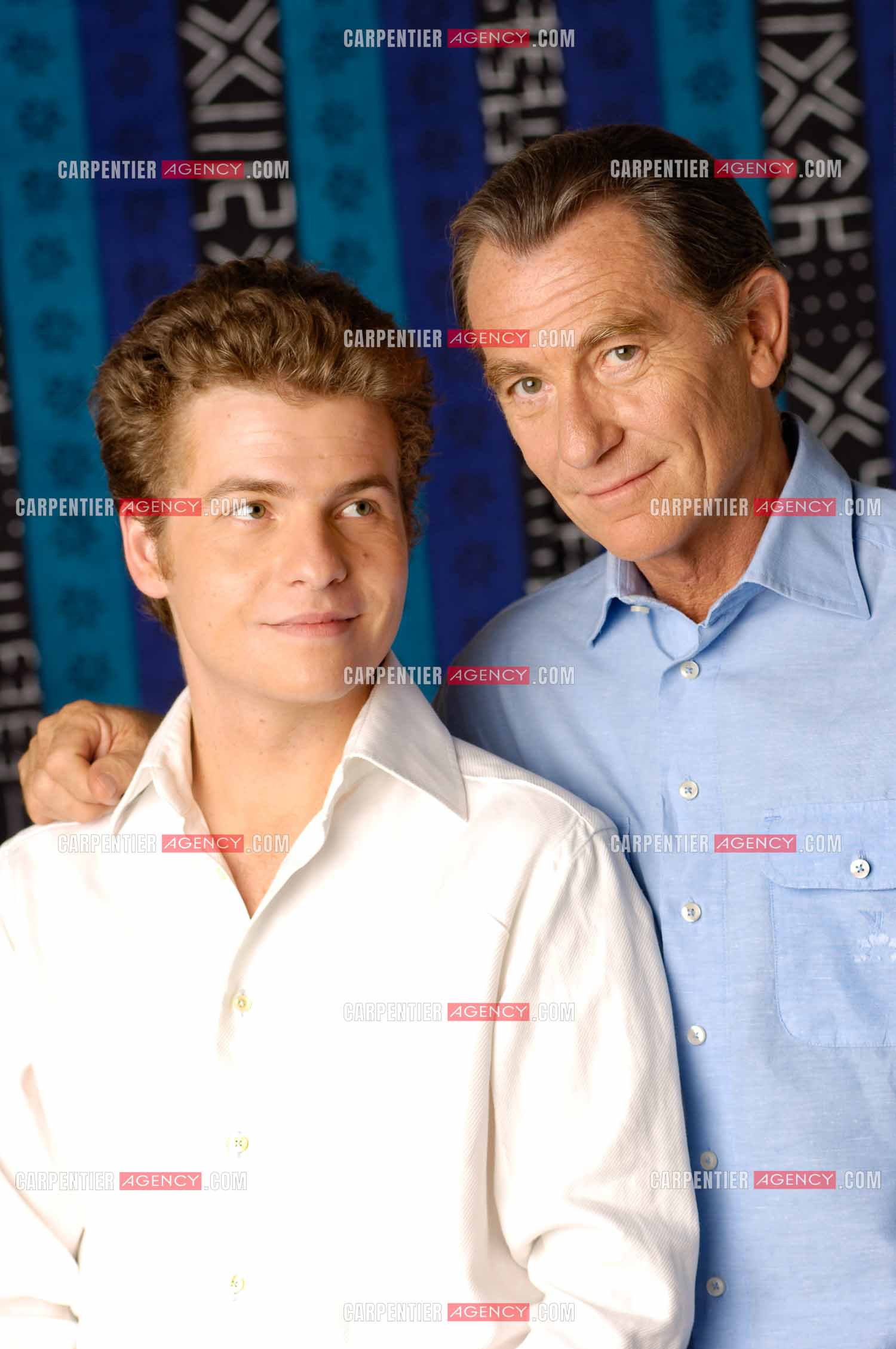 Le journaliste William Leymergie et son fils Gery Leymergie.     ( Exclusif )