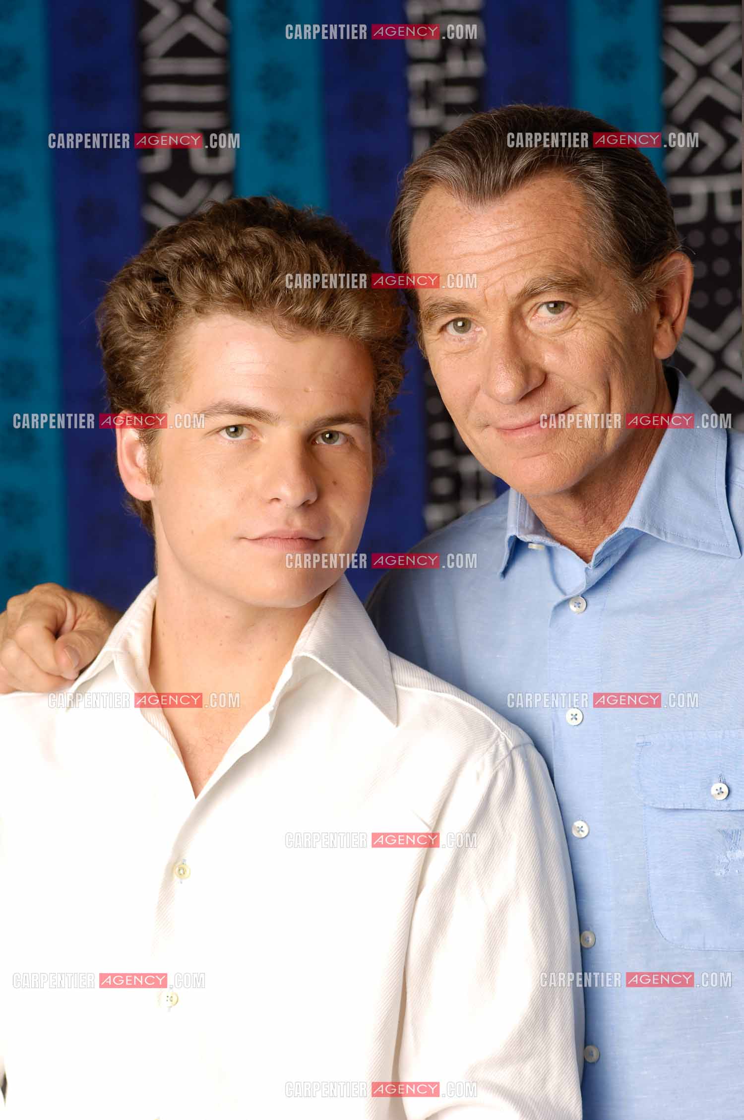 Le journaliste William Leymergie et son fils Gery Leymergie.     ( Exclusif )