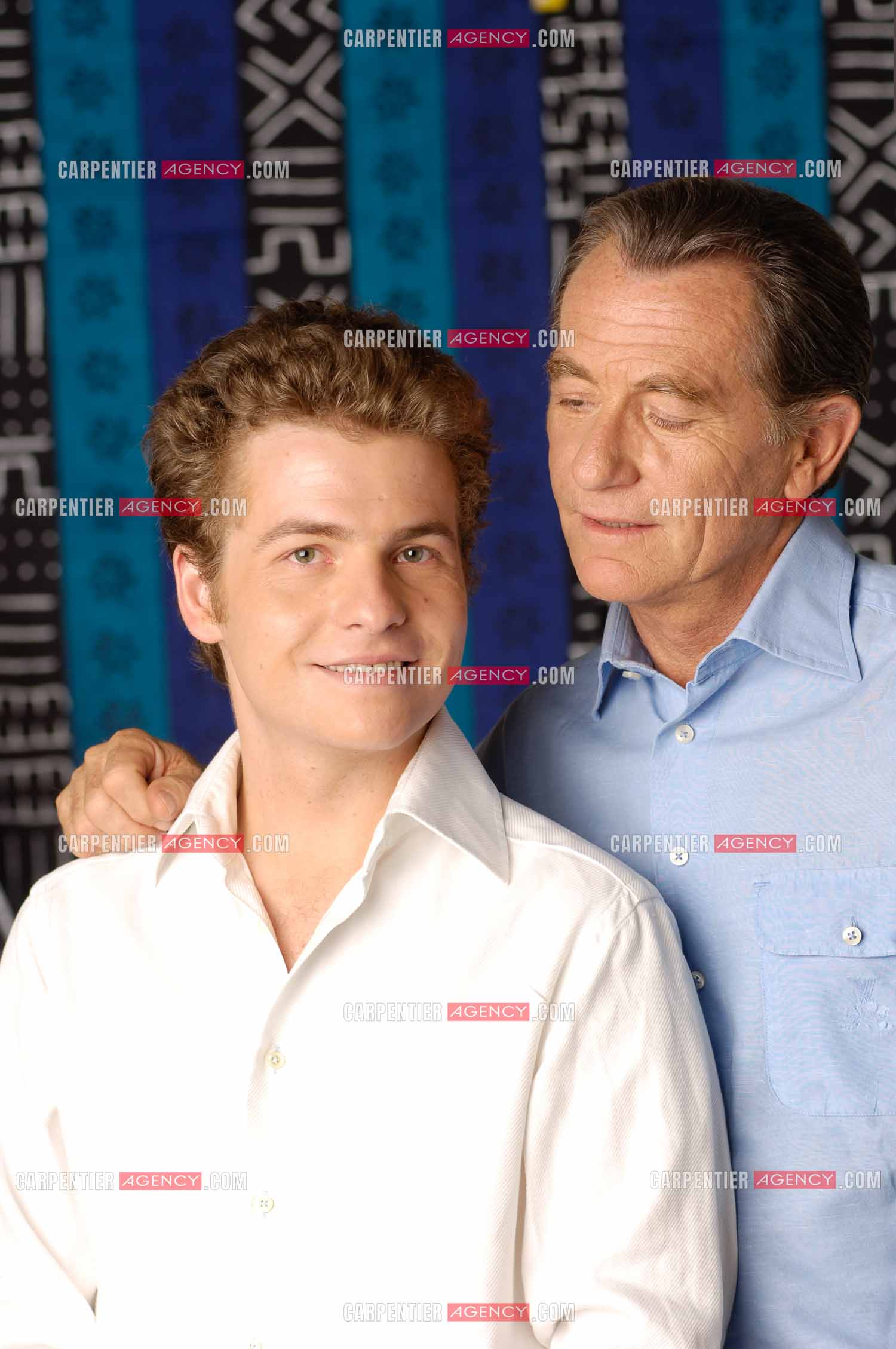 Le journaliste William Leymergie et son fils Gery Leymergie.     ( Exclusif )