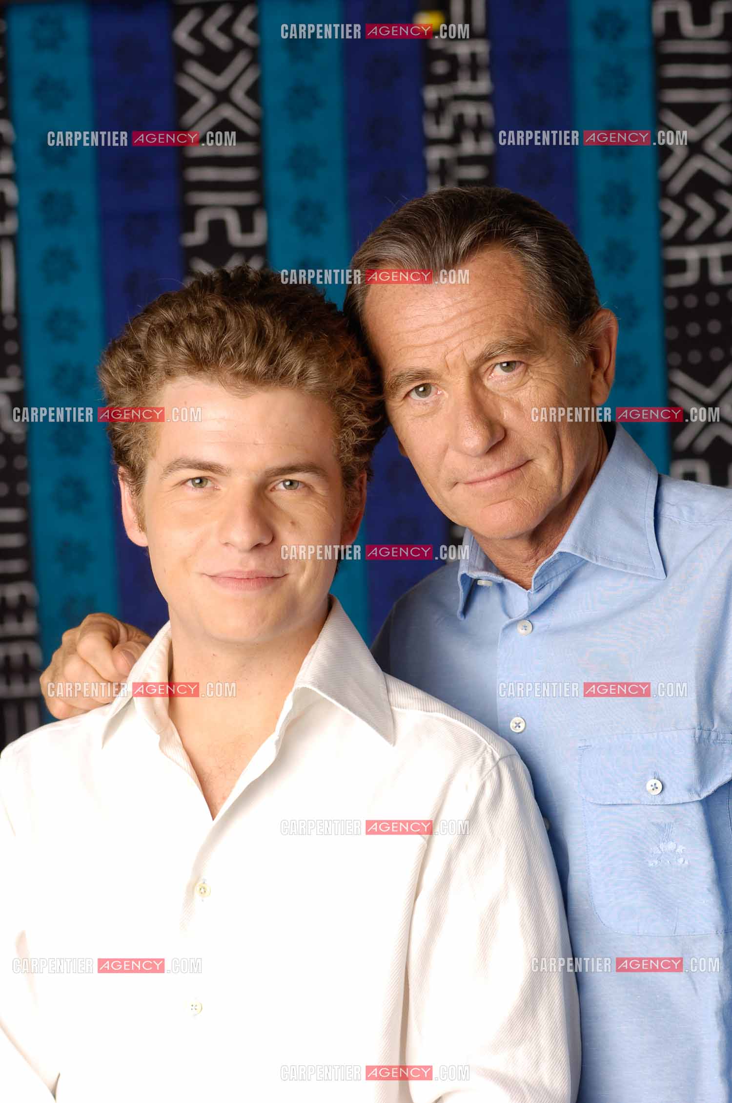 Le journaliste William Leymergie et son fils Gery Leymergie.     ( Exclusif )