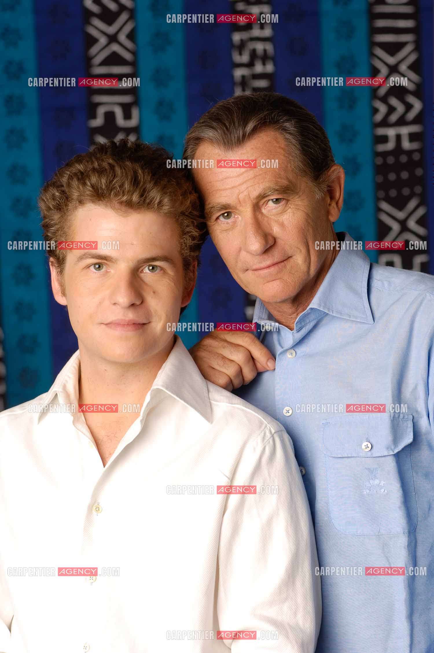 Le journaliste William Leymergie et son fils Gery Leymergie.     ( Exclusif )