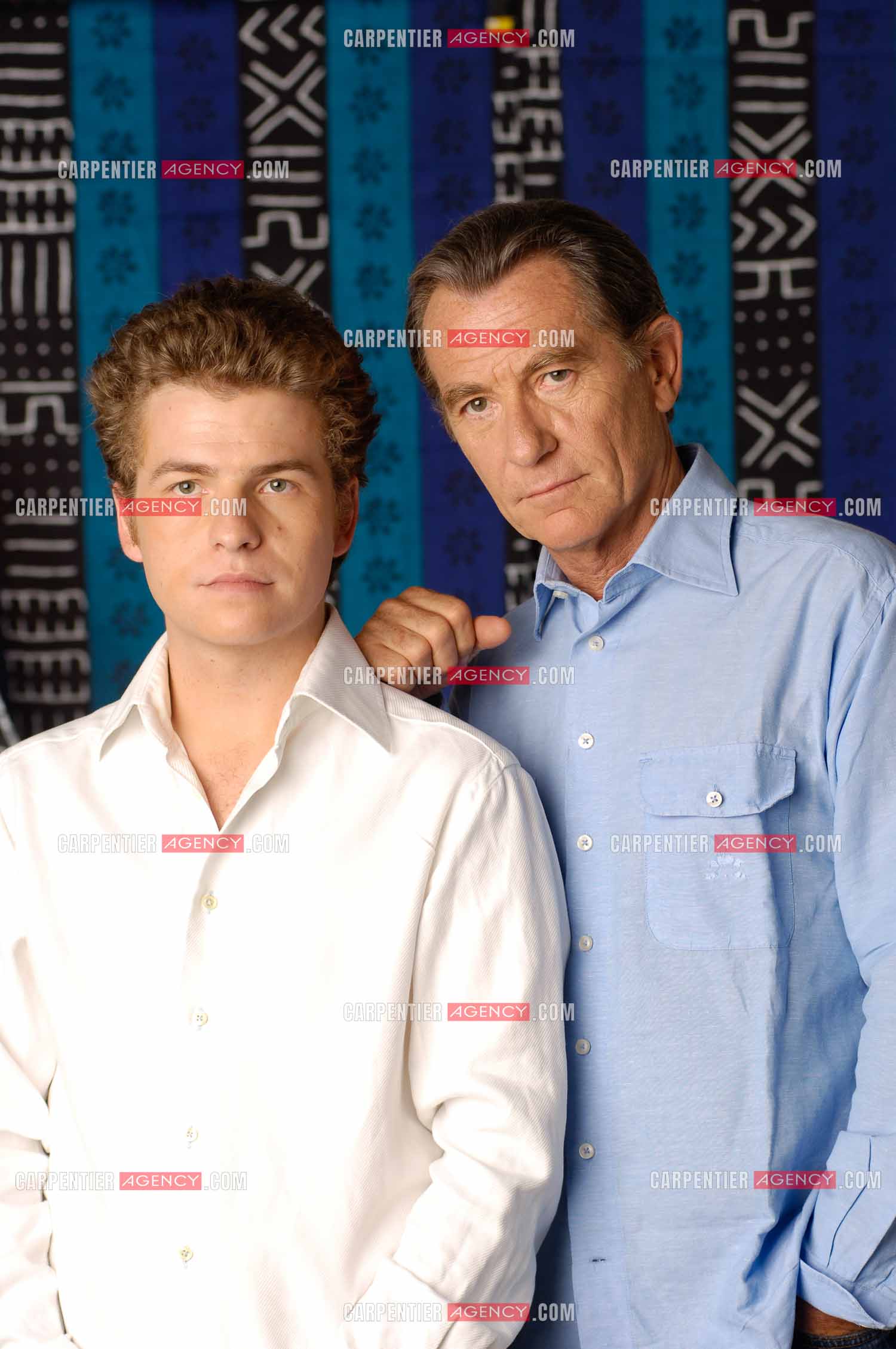 Le journaliste William Leymergie et son fils Gery Leymergie.     ( Exclusif )