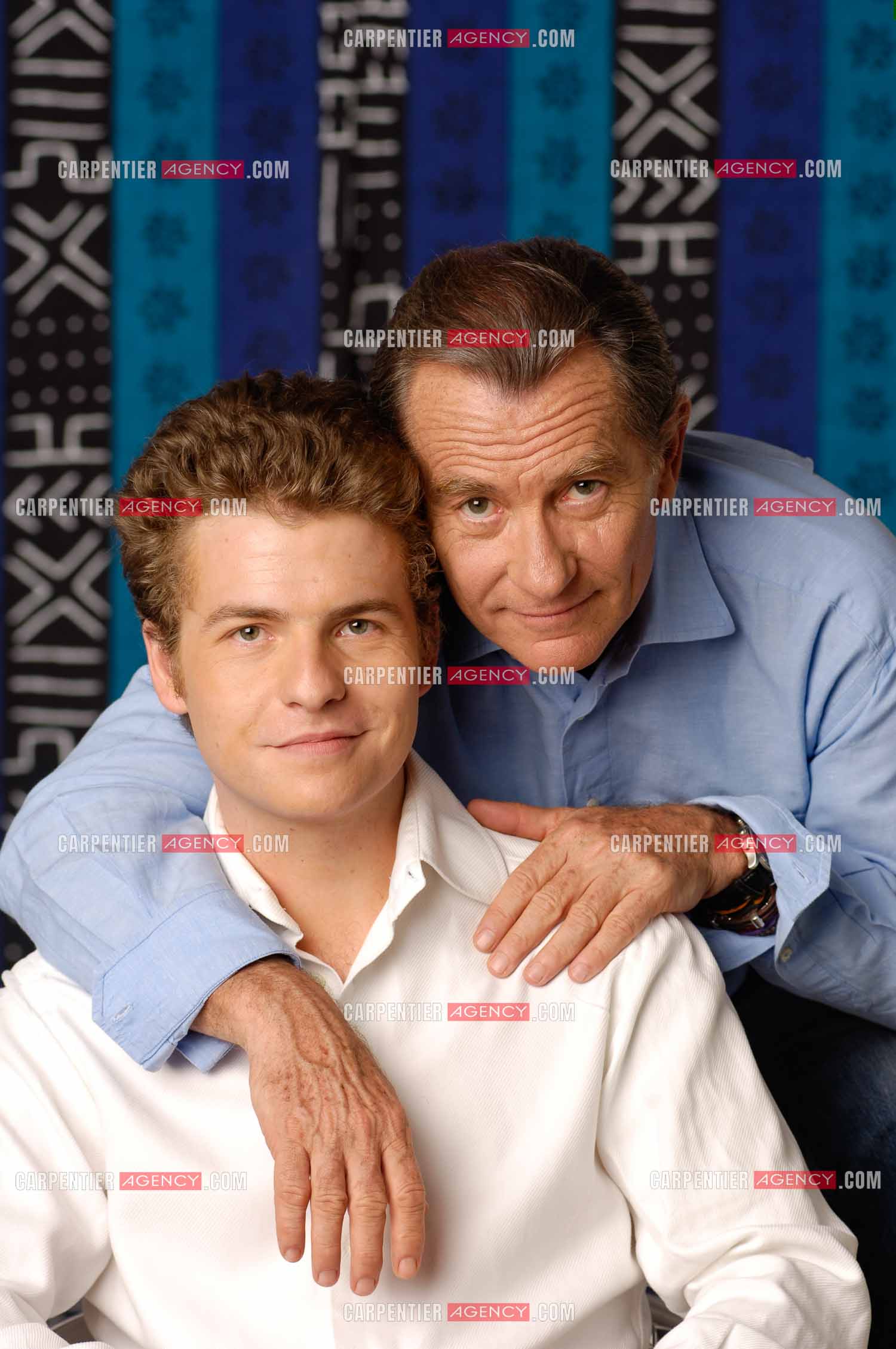 Le journaliste William Leymergie et son fils Gery Leymergie.     ( Exclusif )