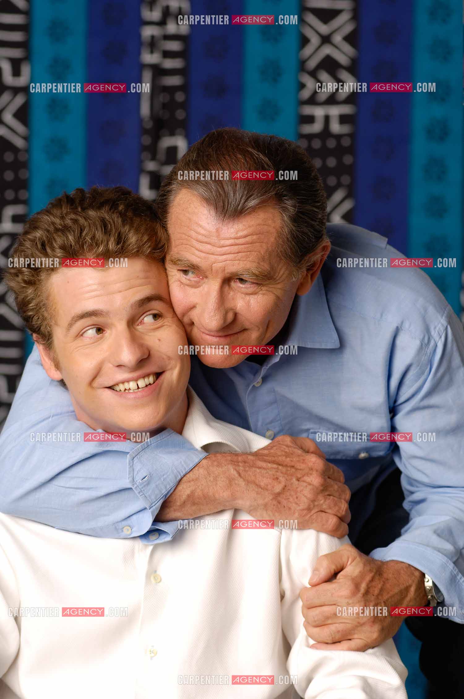 Le journaliste William Leymergie et son fils Gery Leymergie.     ( Exclusif )