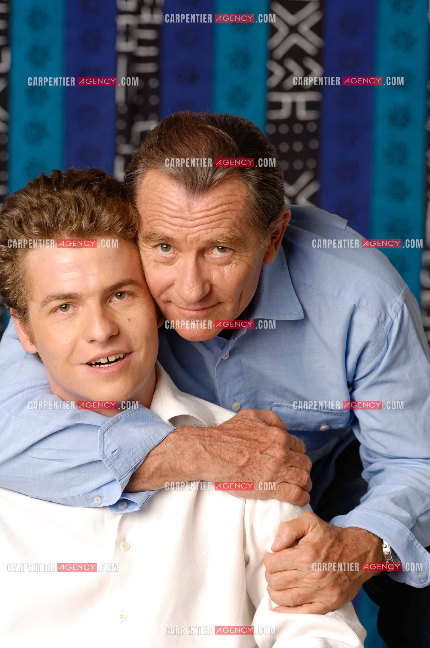 Le journaliste William Leymergie et son fils Gery Leymergie.     ( Exclusif )