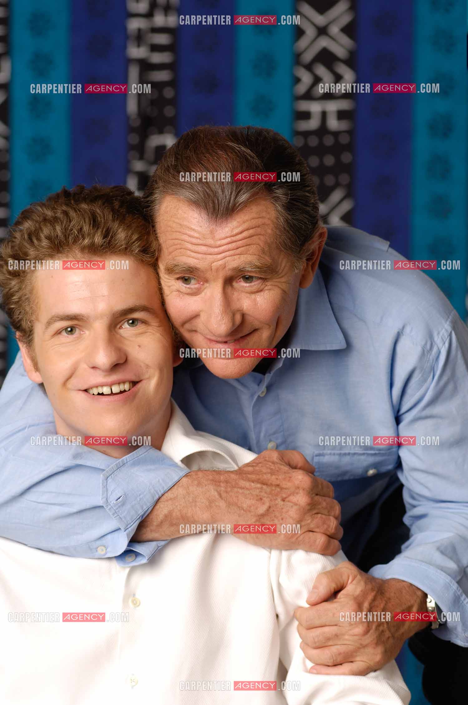 Le journaliste William Leymergie et son fils Gery Leymergie.     ( Exclusif )