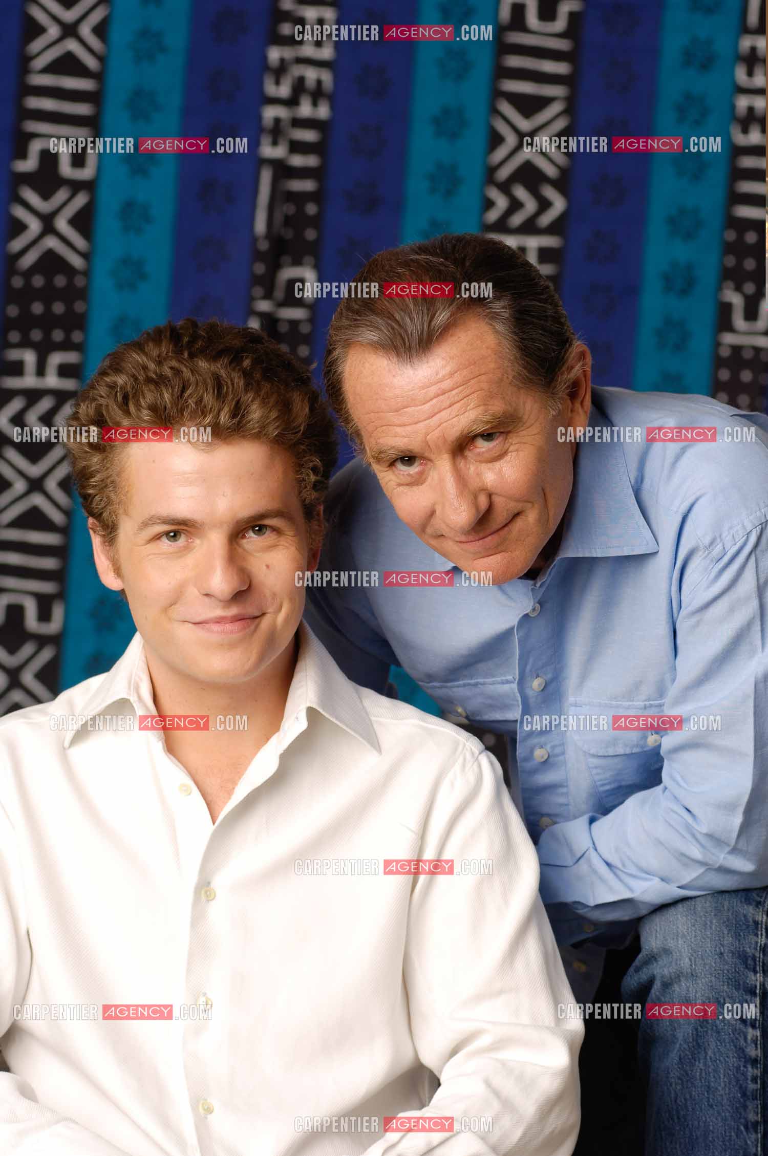Le journaliste William Leymergie et son fils Gery Leymergie.     ( Exclusif )