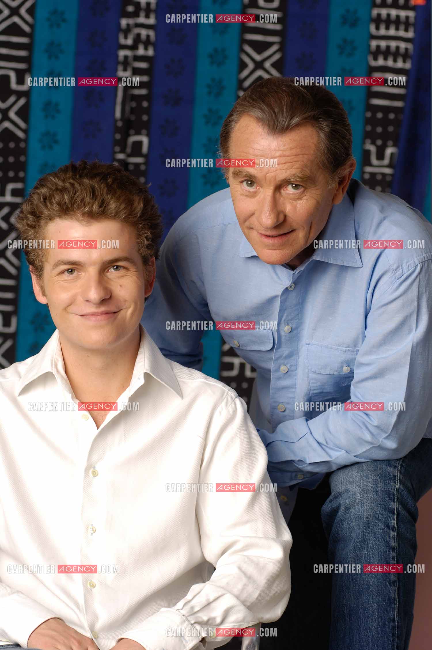 Le journaliste William Leymergie et son fils Gery Leymergie.     ( Exclusif )