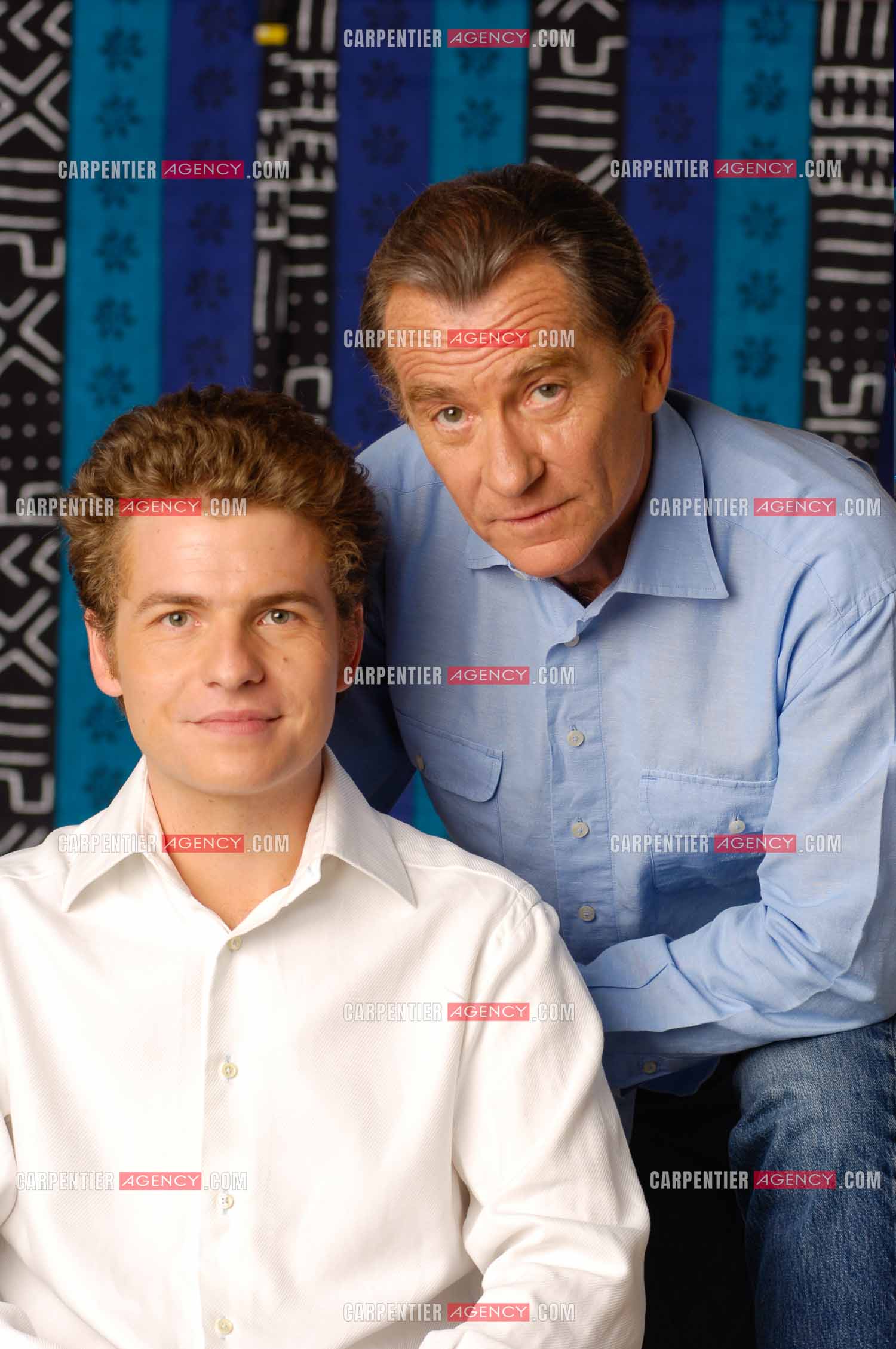 Le journaliste William Leymergie et son fils Gery Leymergie.     ( Exclusif )