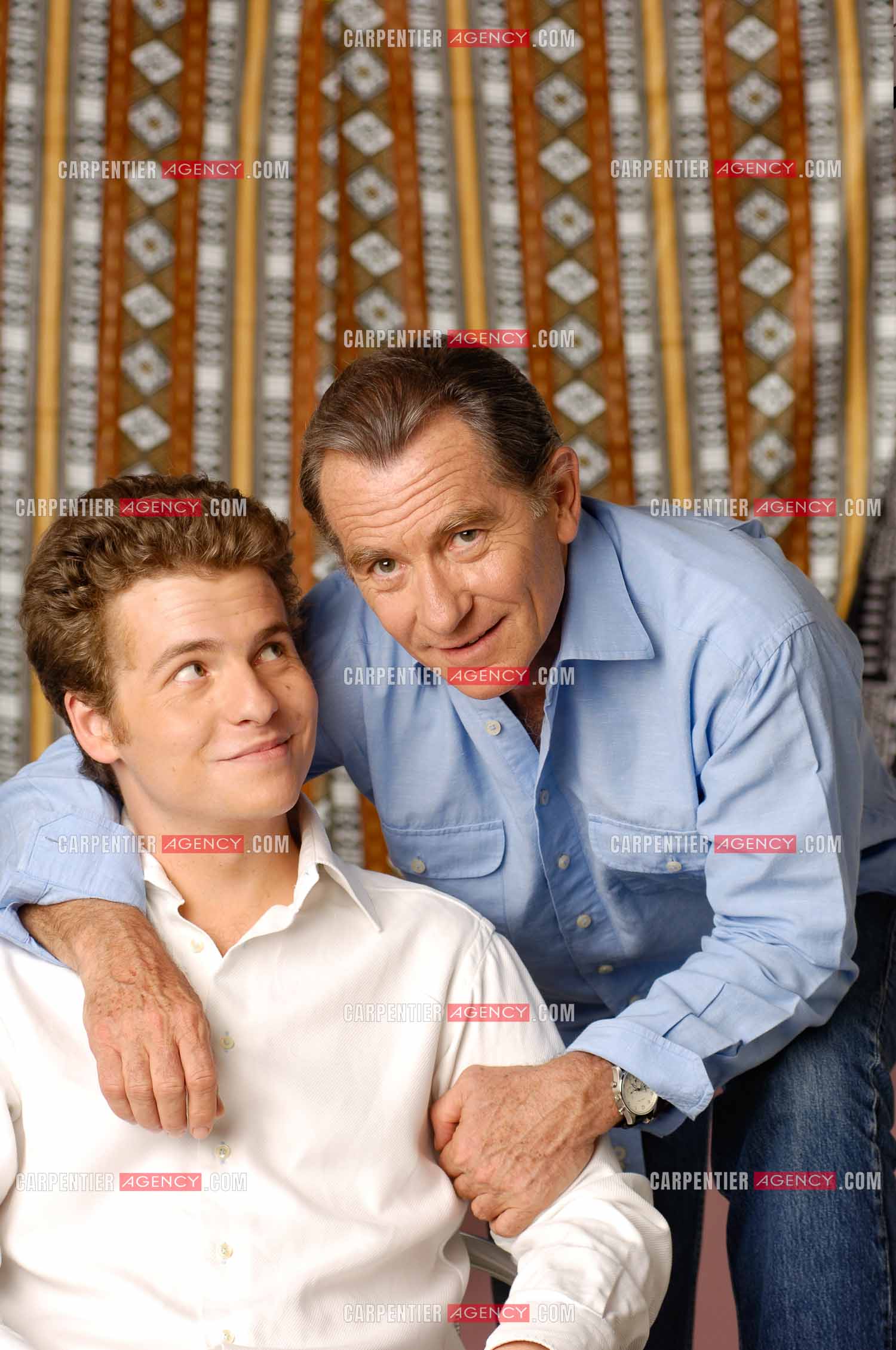 Le journaliste William Leymergie et son fils Gery Leymergie.     ( Exclusif )