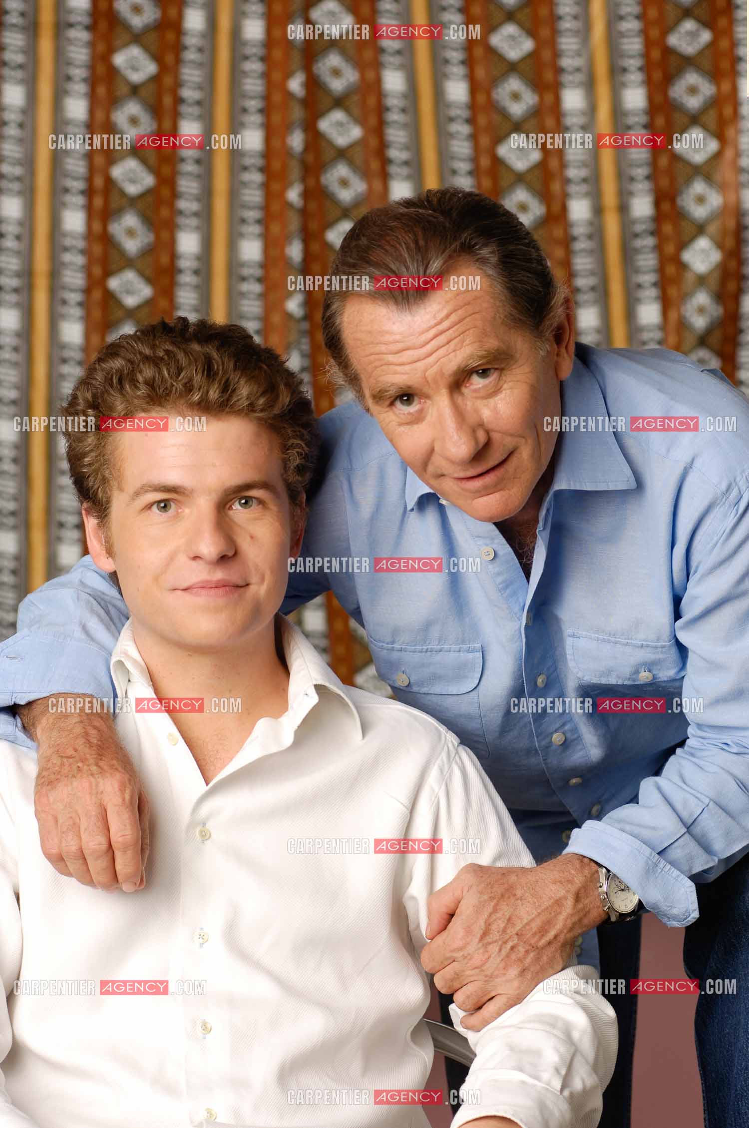 Le journaliste William Leymergie et son fils Gery Leymergie.     ( Exclusif )