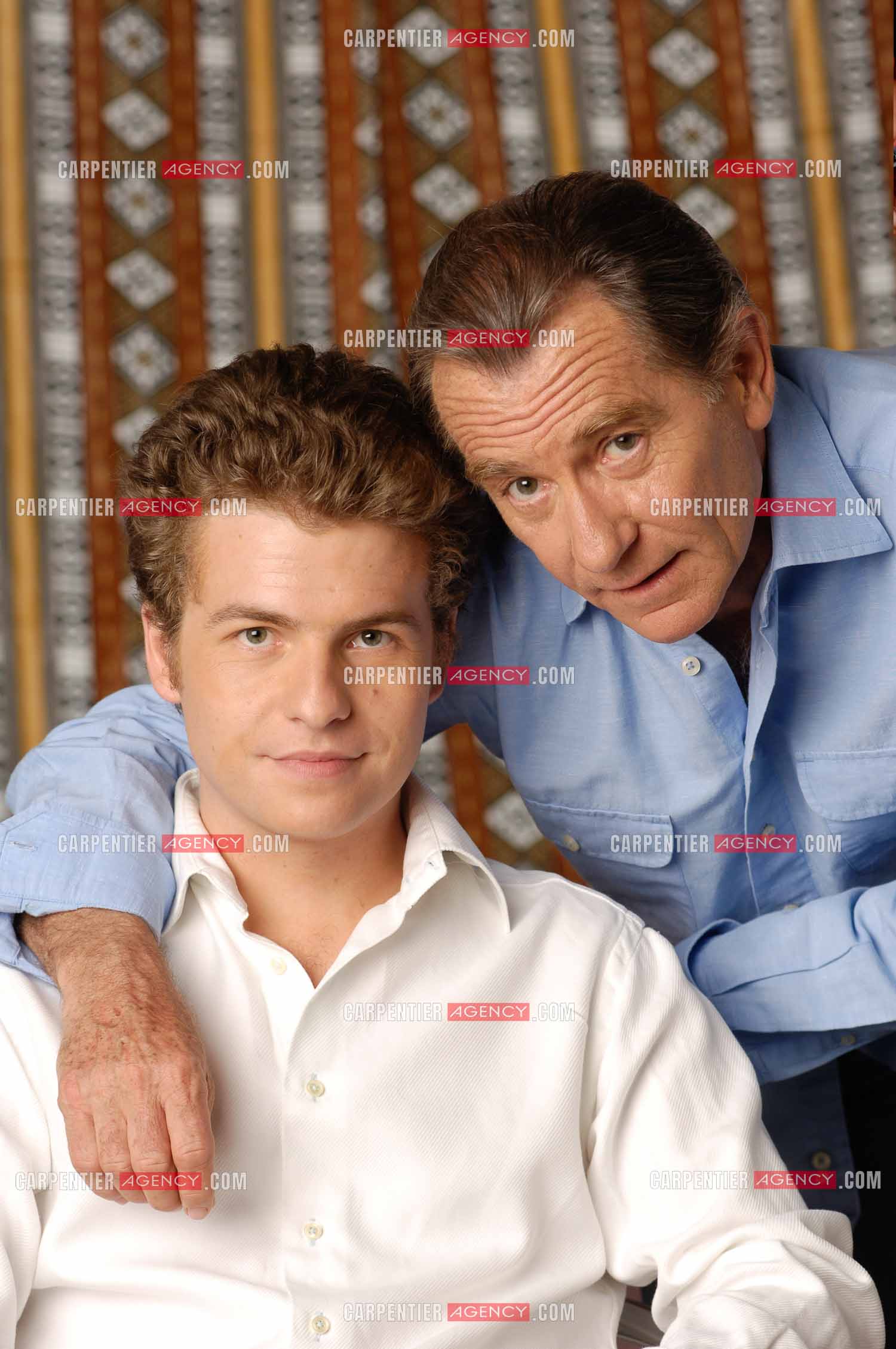 Le journaliste William Leymergie et son fils Gery Leymergie.     ( Exclusif )