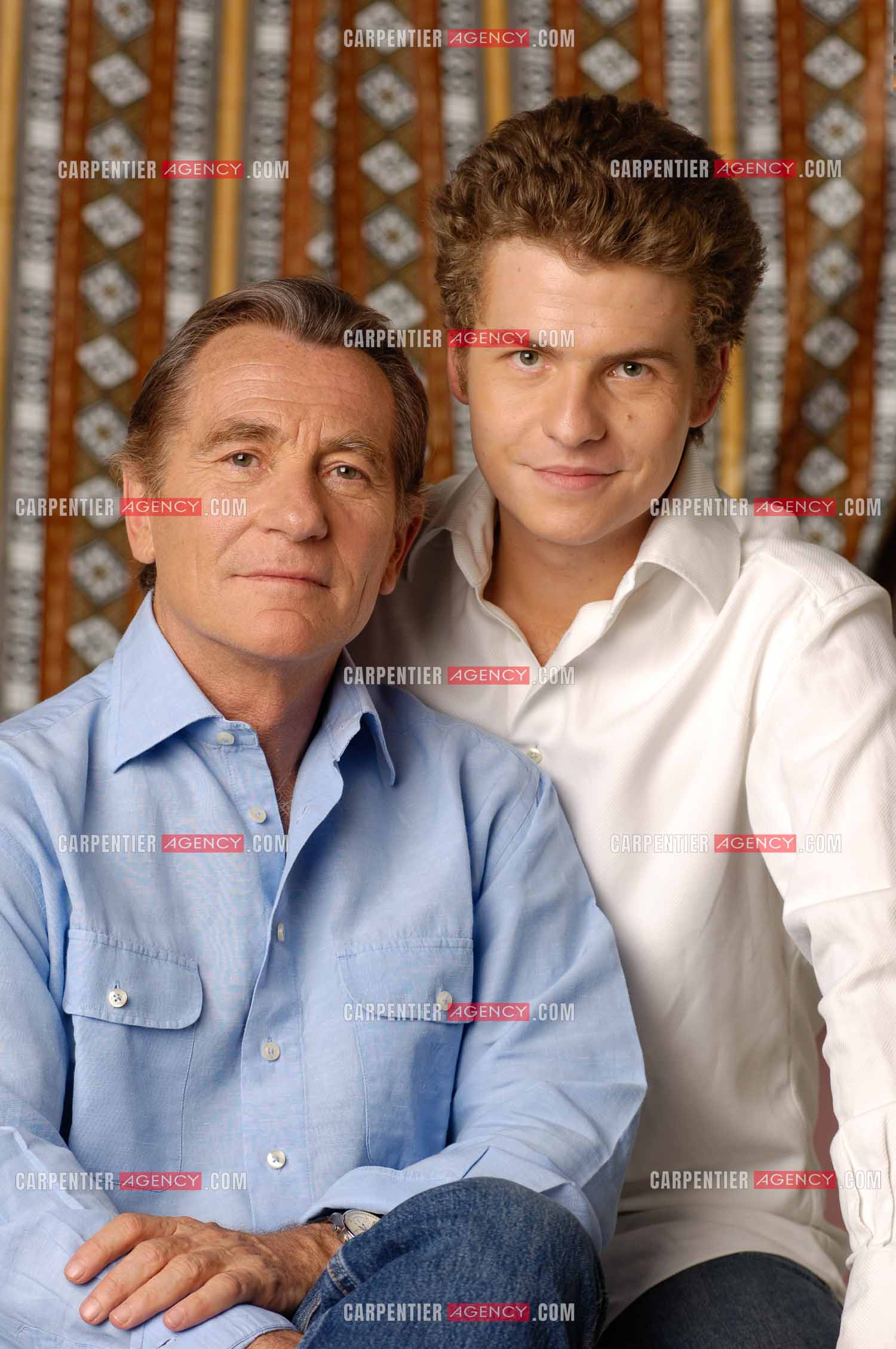 Le journaliste William Leymergie et son fils Gery Leymergie.     ( Exclusif )