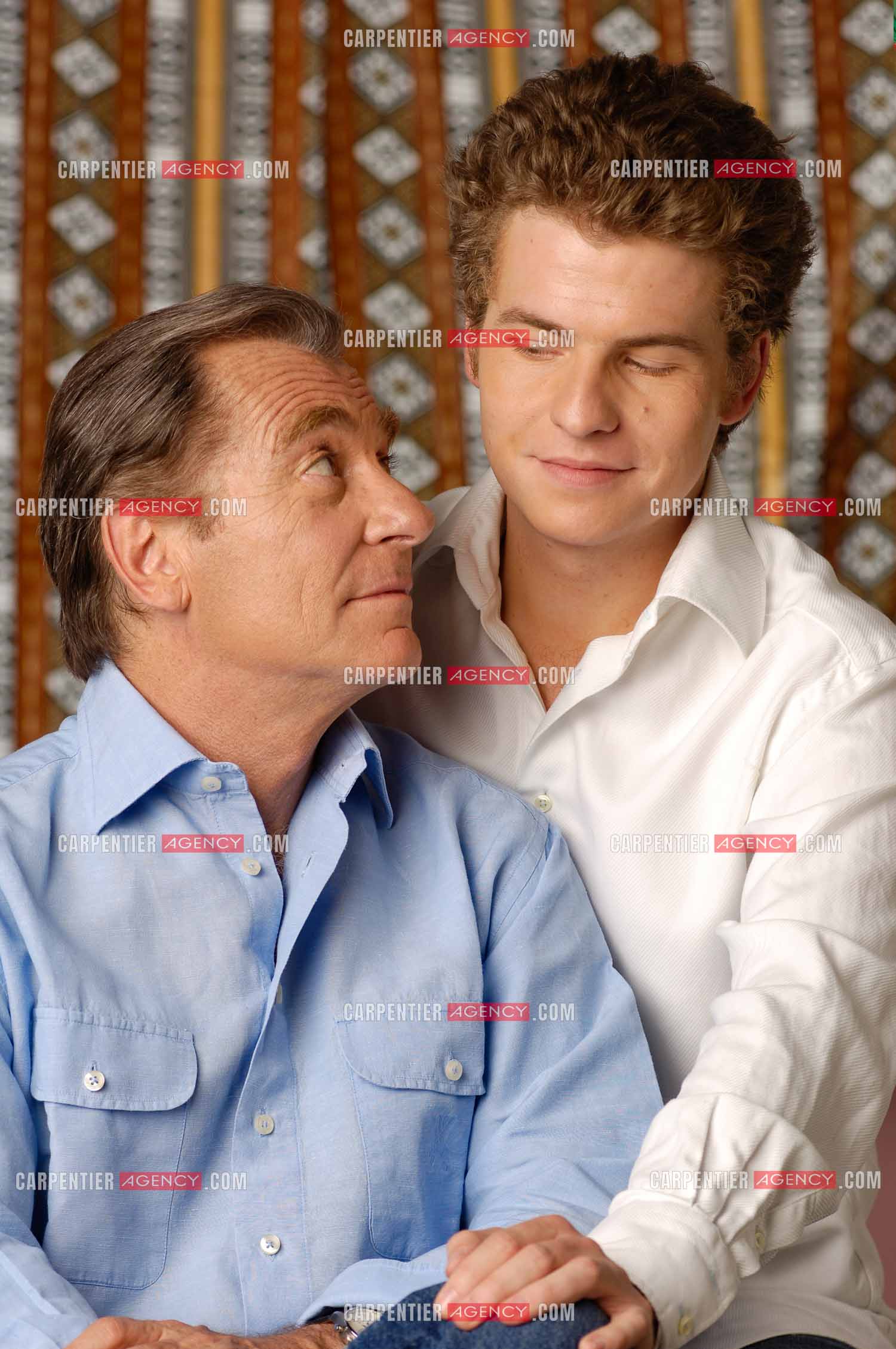 Le journaliste William Leymergie et son fils Gery Leymergie.     ( Exclusif )